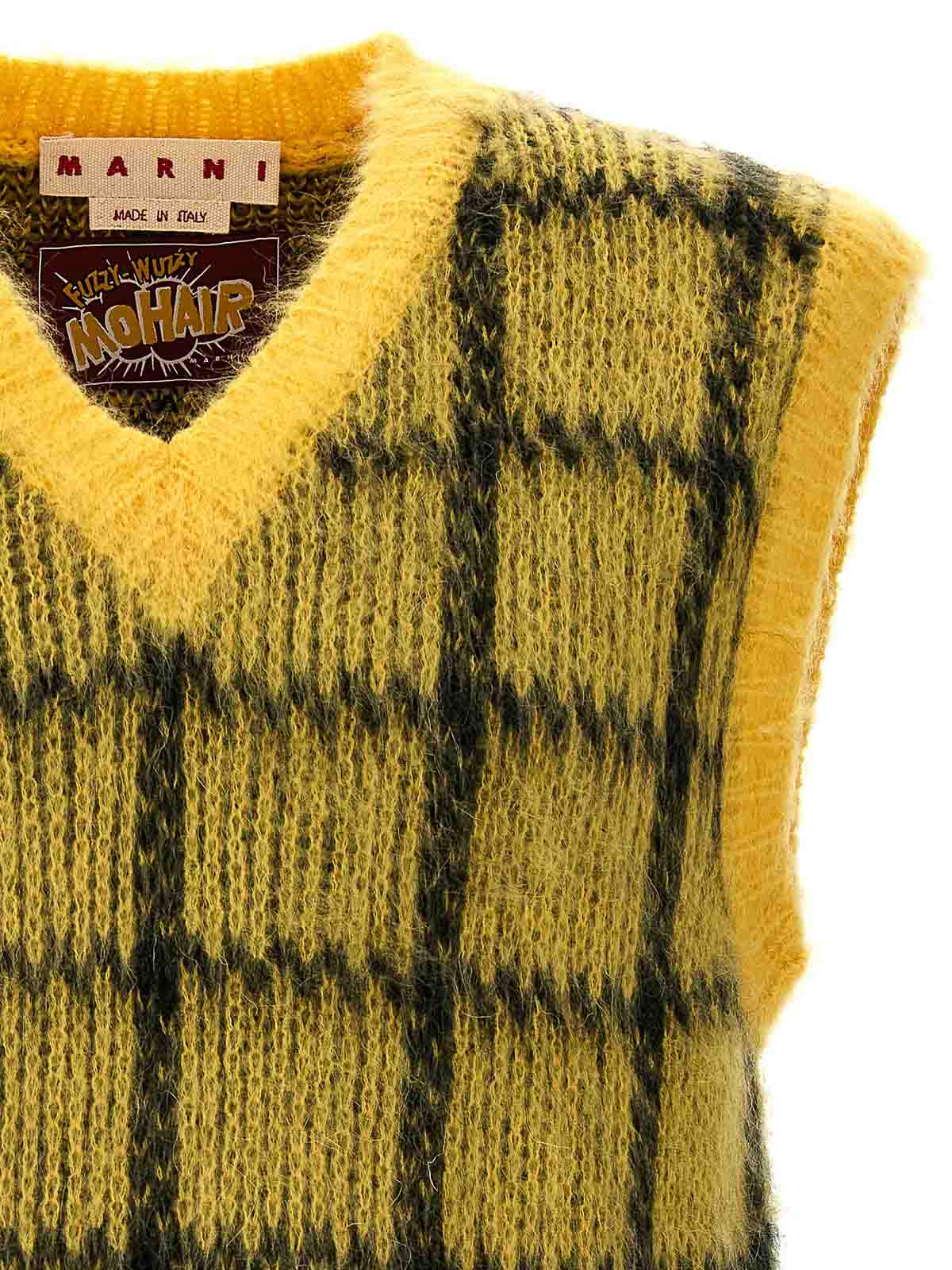 brushed check fuzzy wuzzy vest CVMG0103Q1UFU161CHY56 (Marni / ベスト ) | Marni (マルニ)(2)