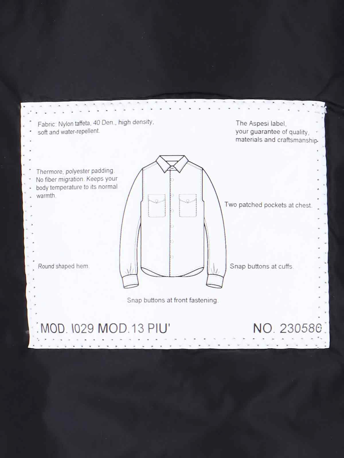Nylon shirt jacket I029796196241 (ASPESI / シャツ・ブラウス ) | ASPESI (アスペジ)(4)