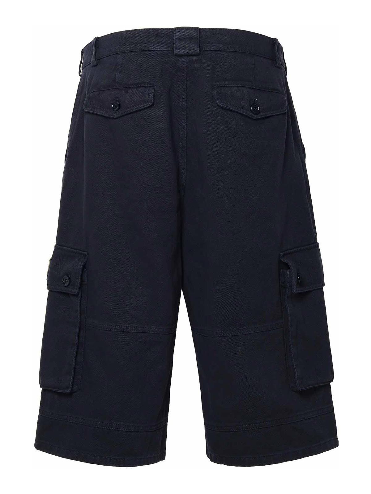 Blue Cotton Cargo Bermuda Shorts GV5JXTG8KH1B0387 (Dolce & Gabbana / ショートパンツ ) | Dolce & Gabbana (ドルチェガッバーナ)(1)