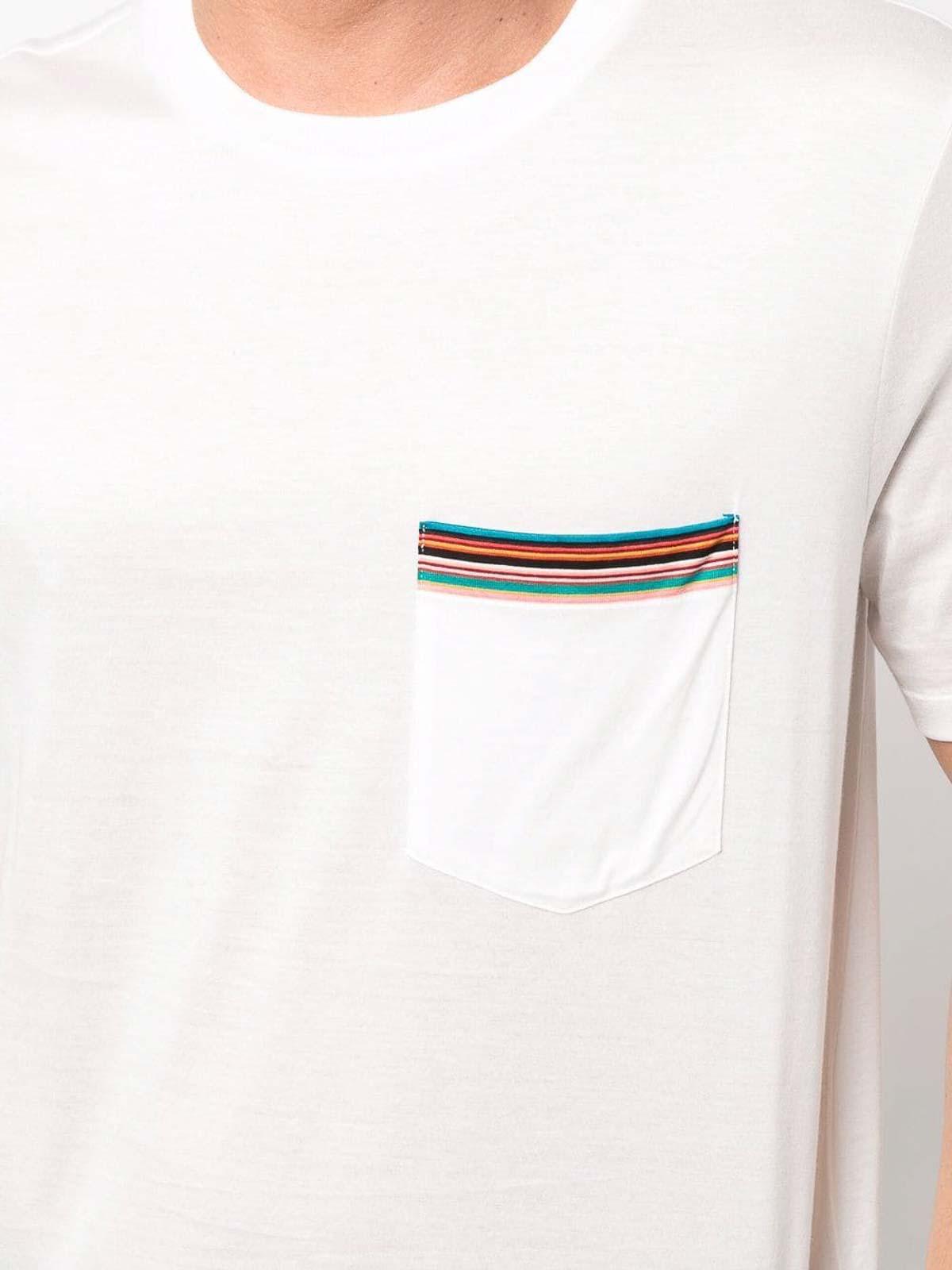 Pocket cotton t-shirt M1R306UH0008801 (Paul Smith / Tシャツ・カットソー ) | Paul Smith (ポール・スミス)(4)