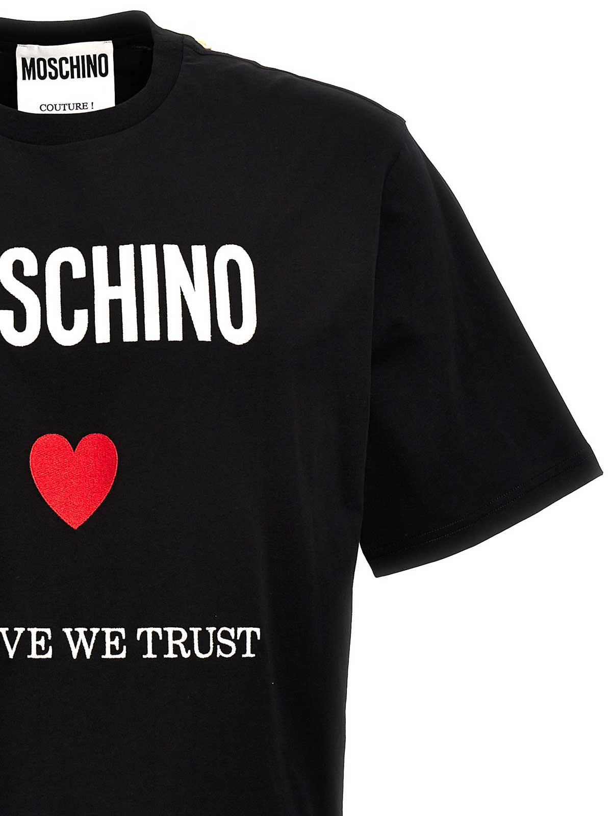 In Love We Trust T-Shirt 071402411555 (MOSCHINO / Tシャツ・カットソー ) | MOSCHINO (モスキーノ)(2)
