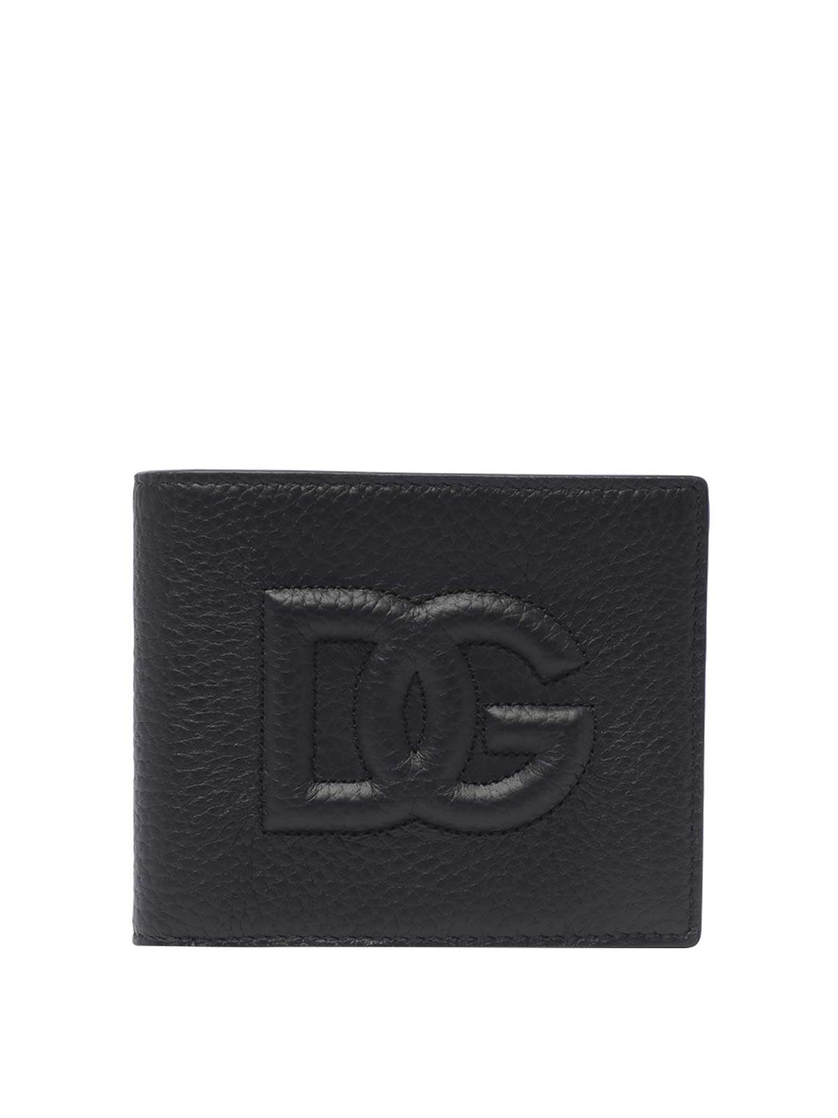 Black dg logo wallet with tone-on-tone logo BP1321AT48980999 (Dolce & Gabbana / 財布・カードケース ) | Dolce & Gabbana (ドルチェガッバーナ)