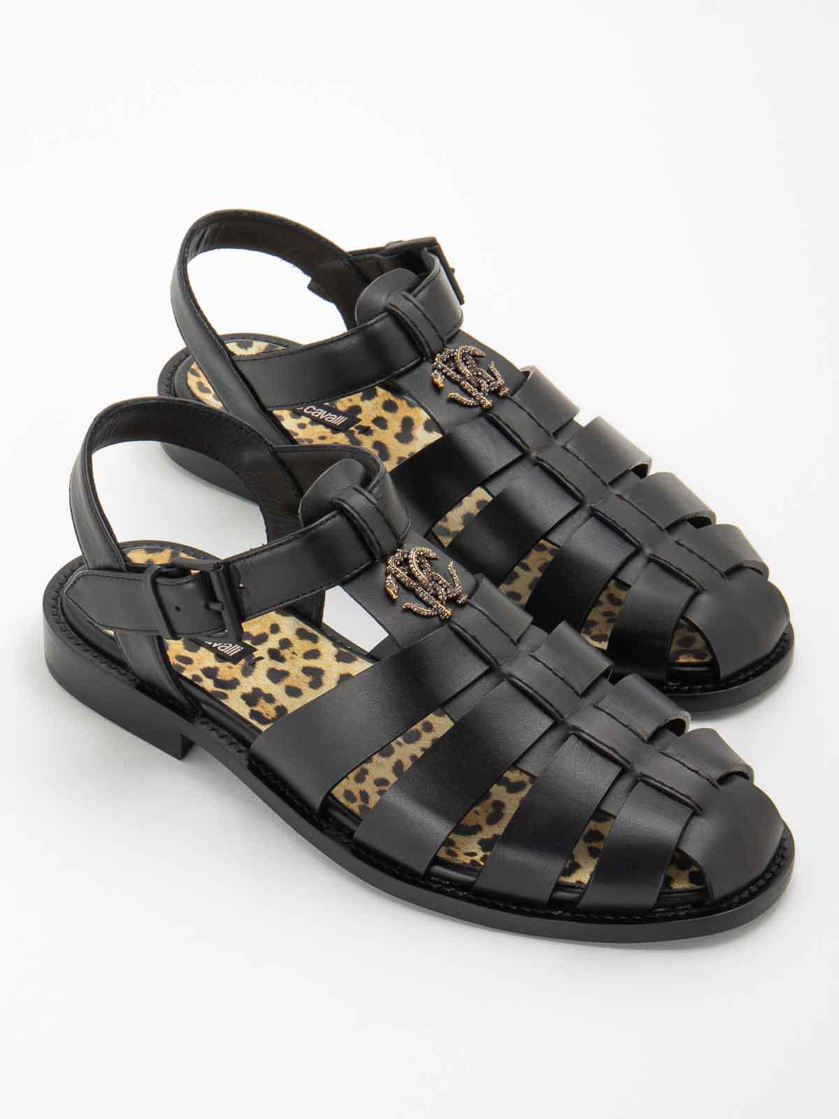 Leather sandals 22561A (roberto cavalli / サンダル ) | roberto cavalli (ロベルト カヴァリ)(1)