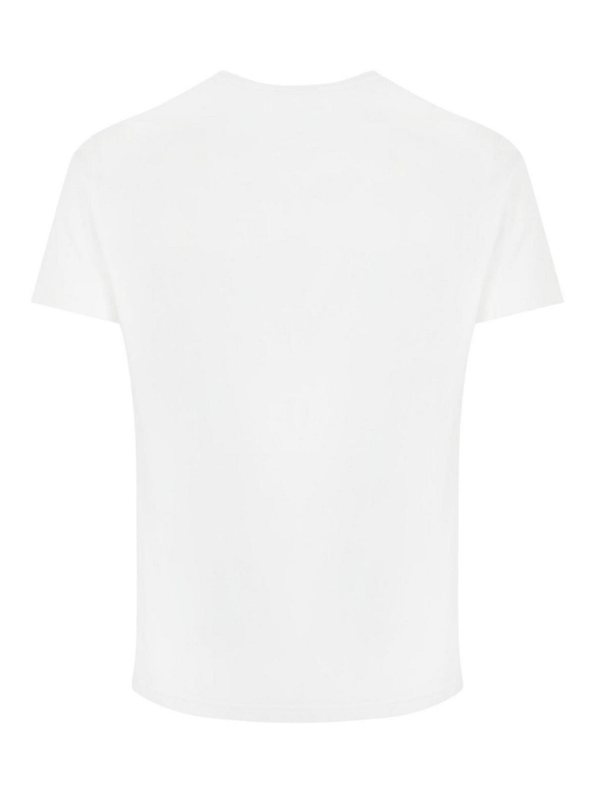 T-Shirt With Logo Embroidery NPMB3481300UCXB001 (Fay / Tシャツ・カットソー ) | Fay (フェイ)(1)