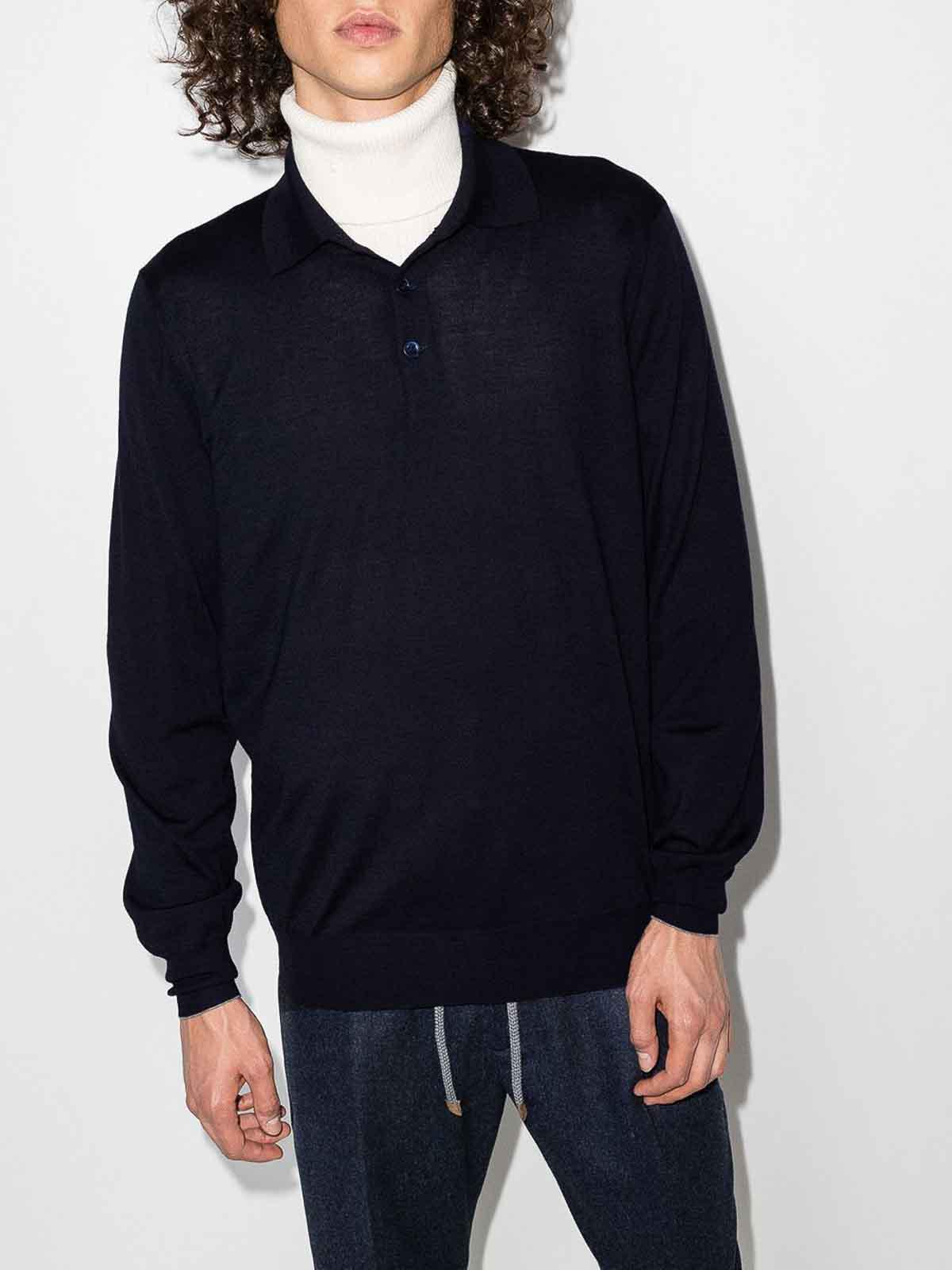 Polo-Style Lightweight Sweater M2400295CW425 (Brunello Cucinelli / ニット・セーター・カーディガン ) | Brunello Cucinelli (ブルネロ・クチネリ)(1)