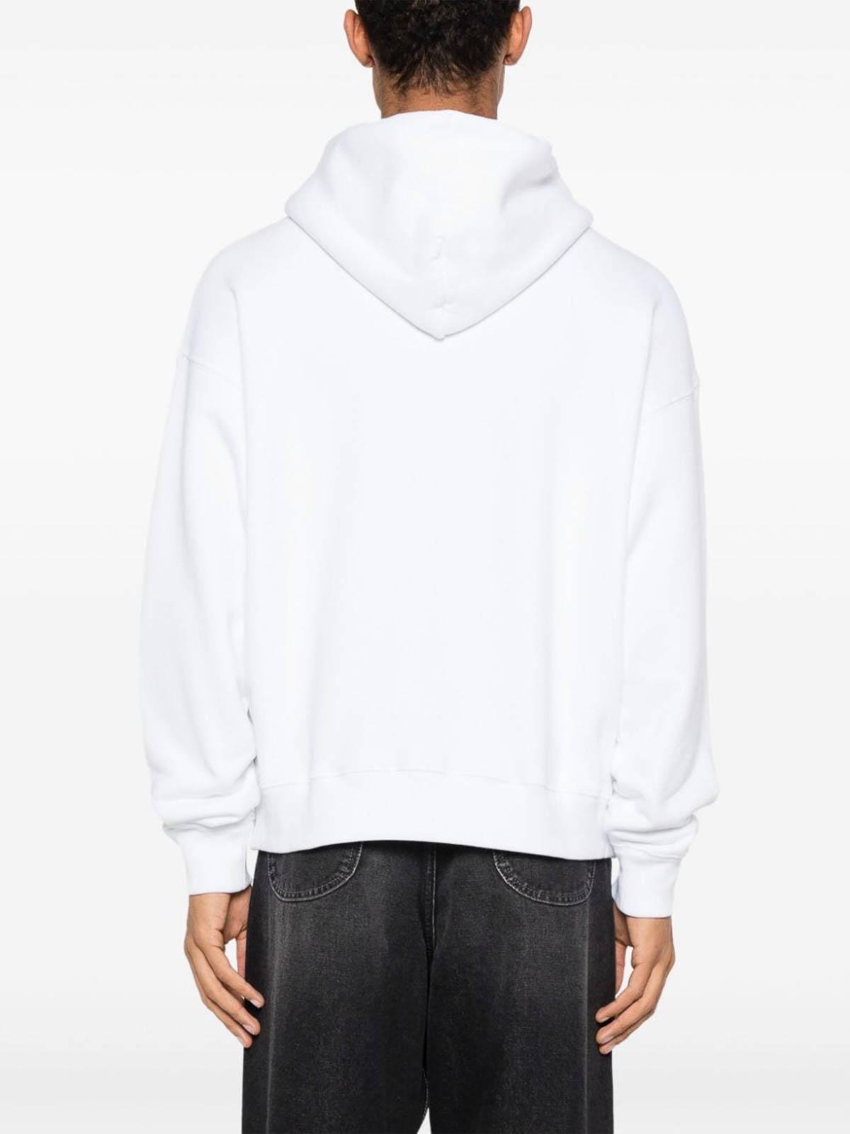 Cotton Hoodie With Print OMBB085F24FLE00S0110 (Off-White / スウェット・フーディー ) | Off-White (オフホワイト)(2)