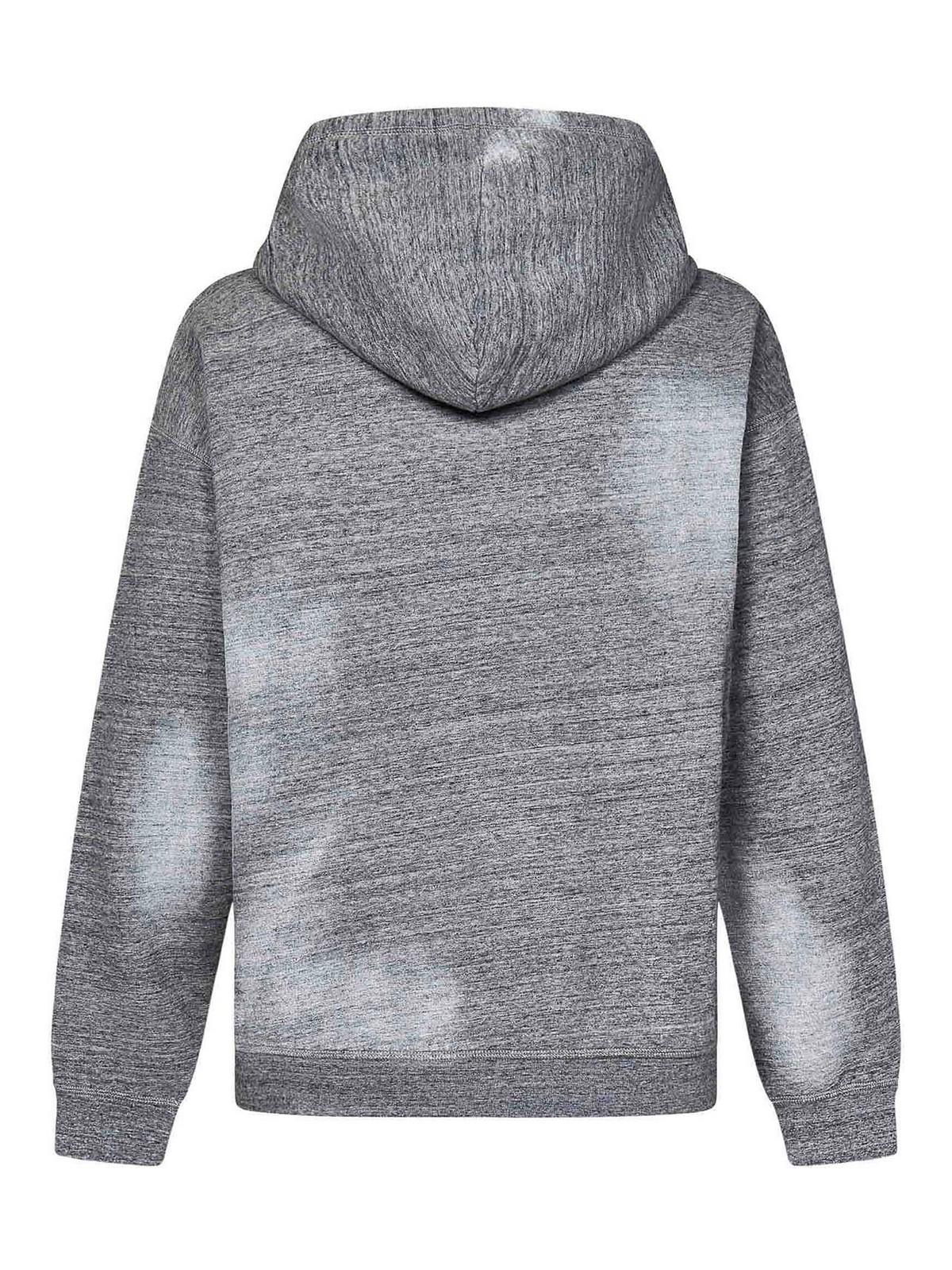 Brushed Cotton Fleece Hoodie S71GU0696S25477860M (Dsquared2 / スウェット・フーディー ) | Dsquared2 (ディースクエアード)(1)