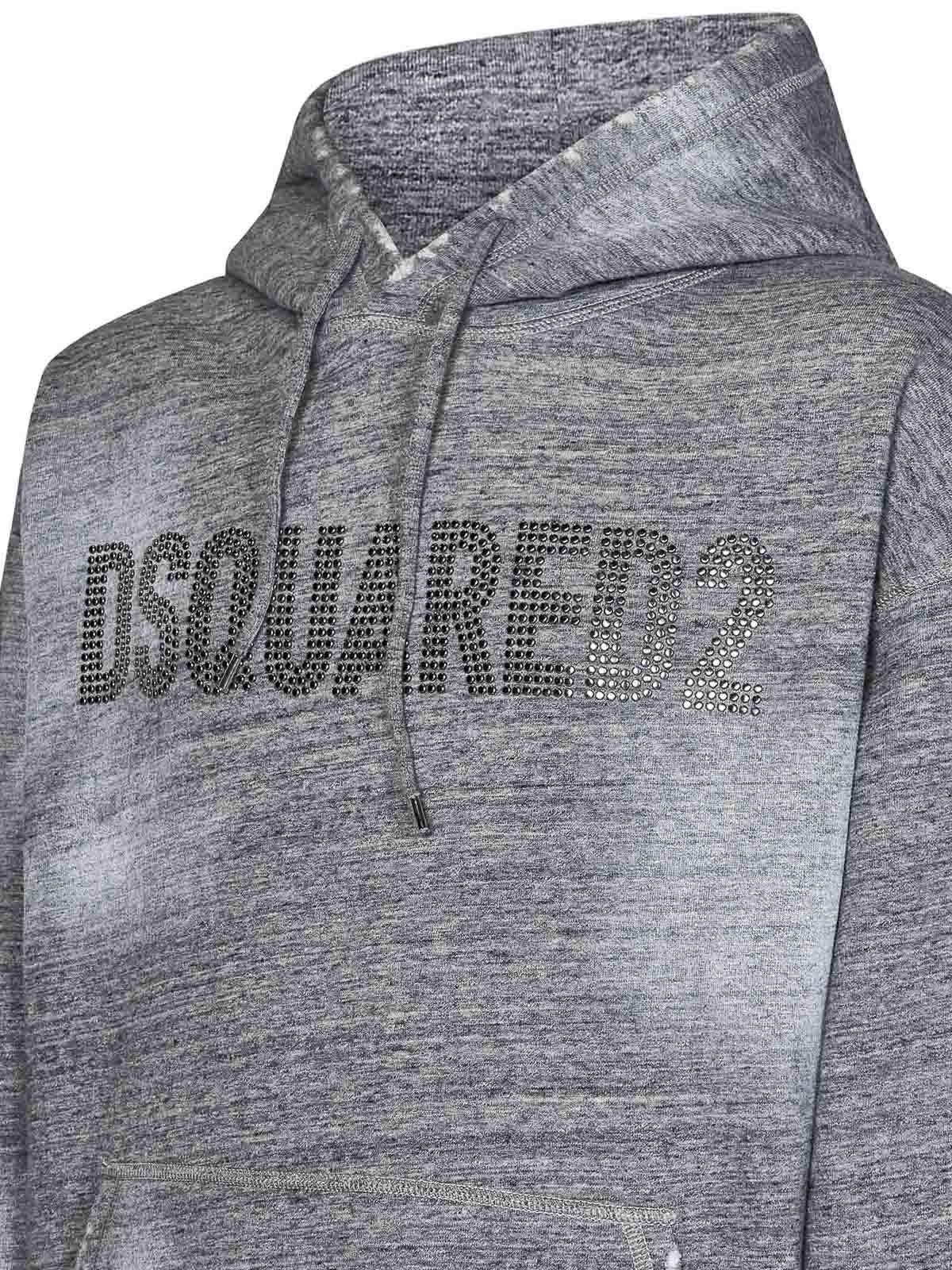 Brushed Cotton Fleece Hoodie S71GU0696S25477860M (Dsquared2 / スウェット・フーディー ) | Dsquared2 (ディースクエアード)(2)