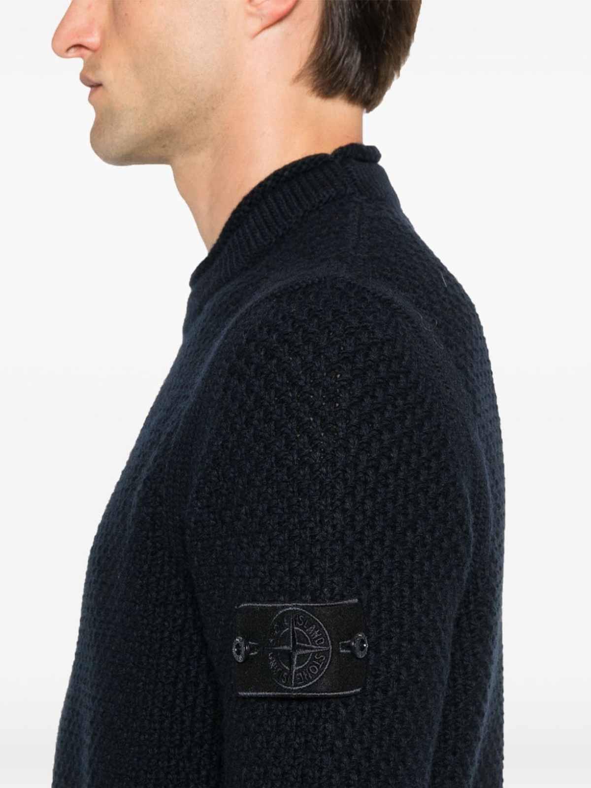 Virgin Wool Knit Sweater 8115515FAV0020 (STONE ISLAND / ニット・セーター・カーディガン ) | STONE ISLAND (ストーンアイランド)(4)