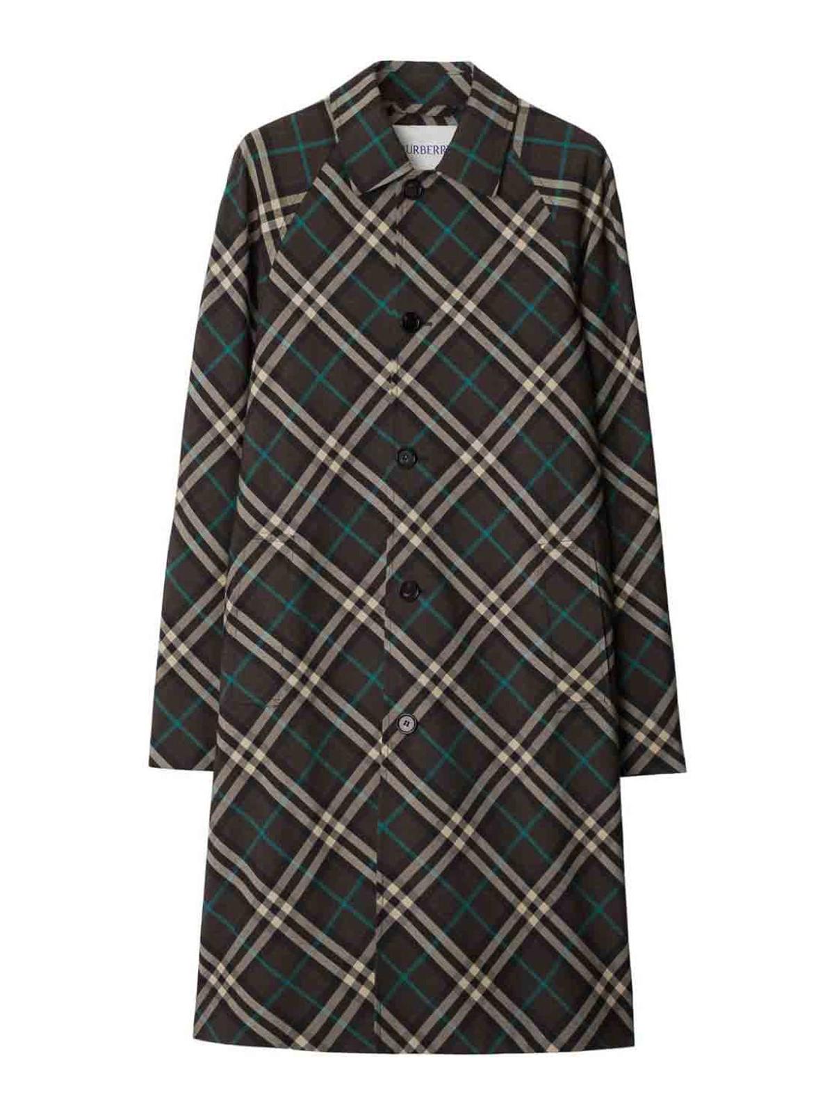 Green Polyester Trench Coat 8091845 (Burberry / コート ) | Burberry (バーバリー)