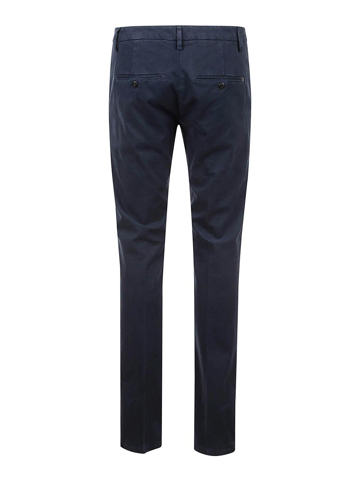 Trousers Blue UP166GSE043PTD890 (DONDUP / パンツ ) | DONDUP (ドンダップ)(1)