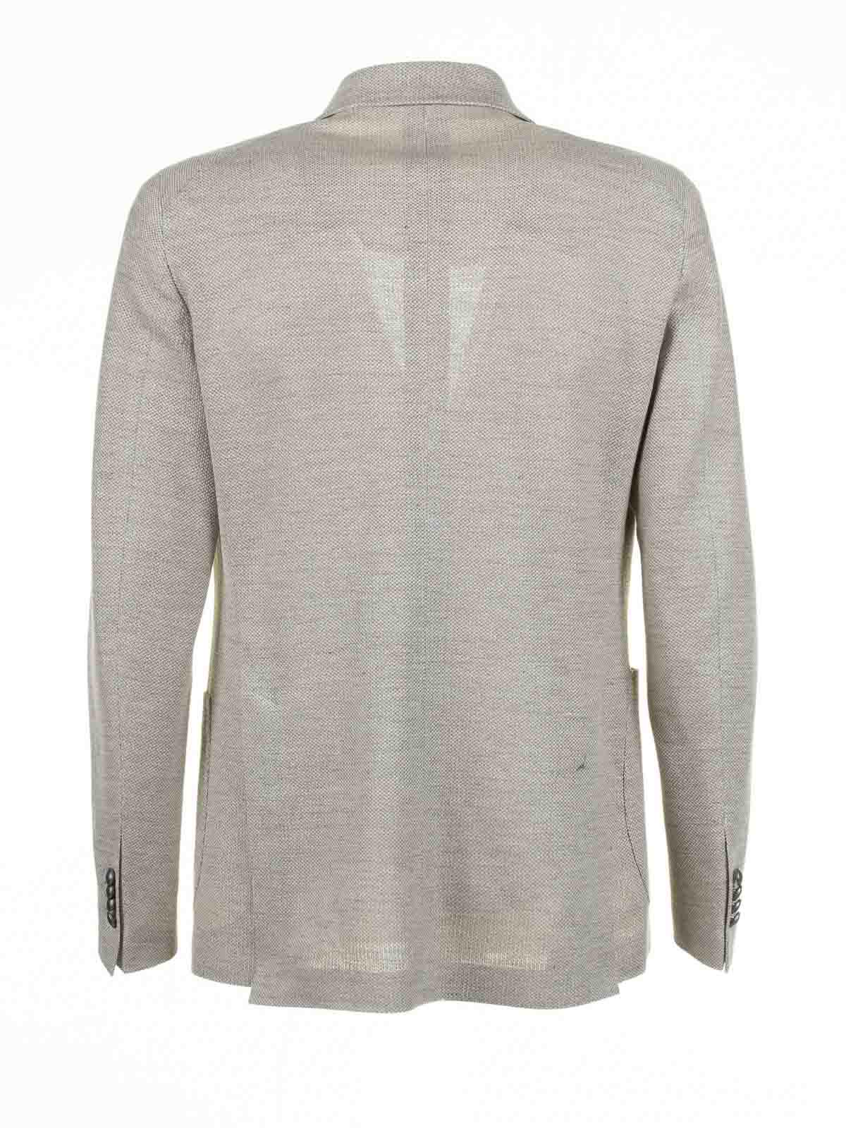 Beige double-breasted jacket 1SMC20K570003A3108 (TAGLIATORE / ブレザー・ジャケット ) | TAGLIATORE (タリアトーレ)(1)