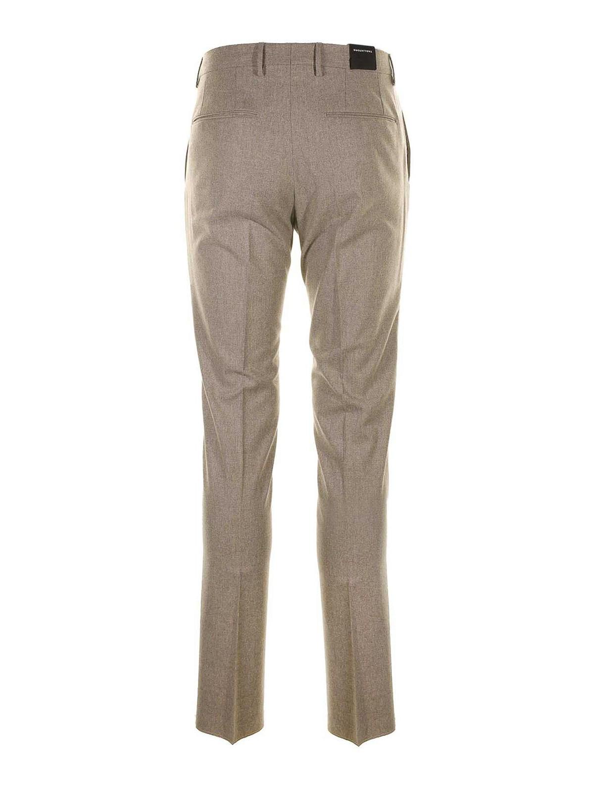 Pantalone Slim Fit In Lana TAG01180010T3114 (TAGLIATORE / パンツ ) | TAGLIATORE (タリアトーレ)(1)