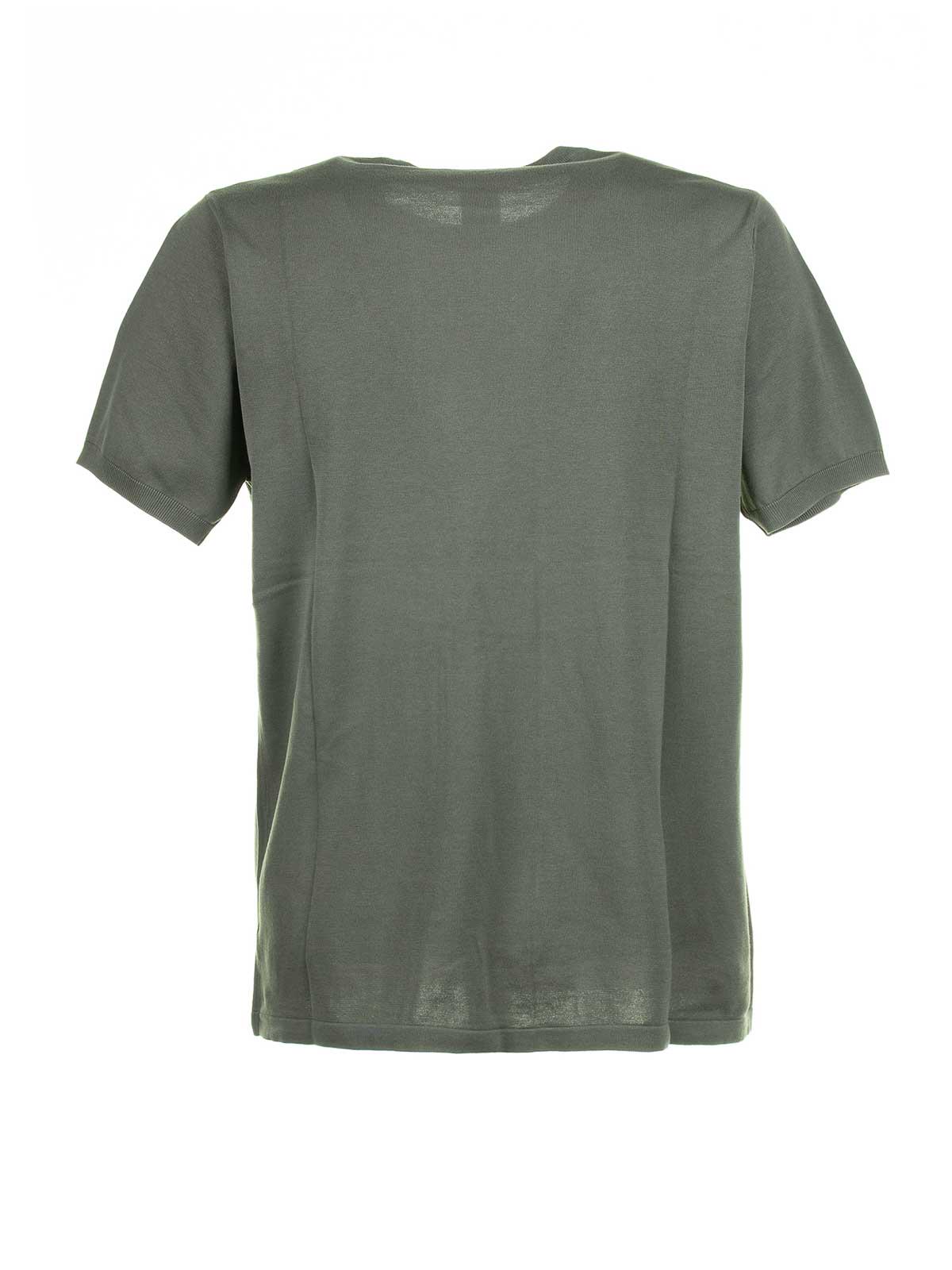 Sage Green T-Shirt QM149337101393 (ASPESI / Tシャツ・カットソー ) | ASPESI (アスペジ)(1)