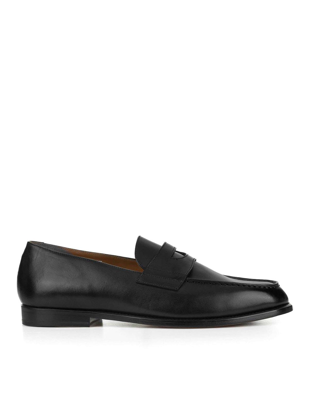 Doucals Black Leather loafers DU3260MARIUF159NN00 (DOUCAL'S / ローファー ) | DOUCAL'S (デュカルス)
