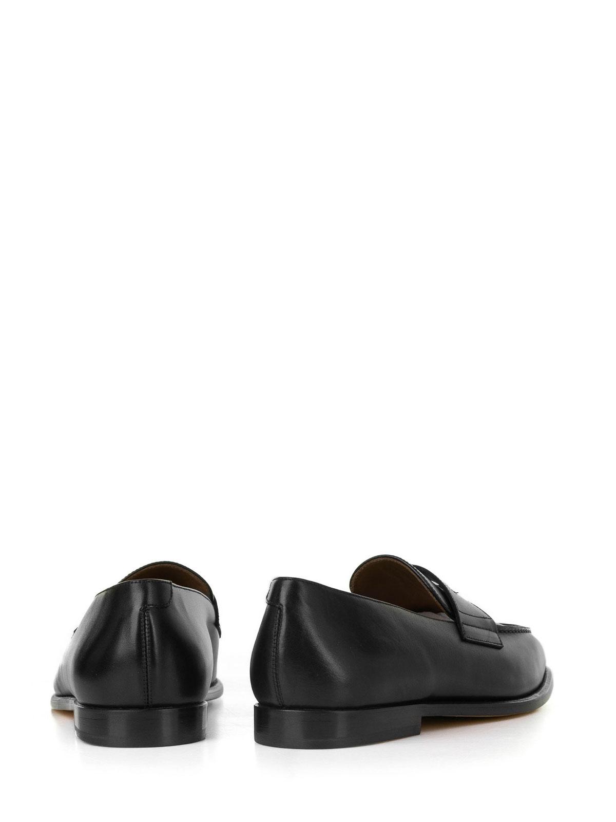 Doucals Black Leather loafers DU3260MARIUF159NN00 (DOUCAL'S / ローファー ) | DOUCAL'S (デュカルス)(2)