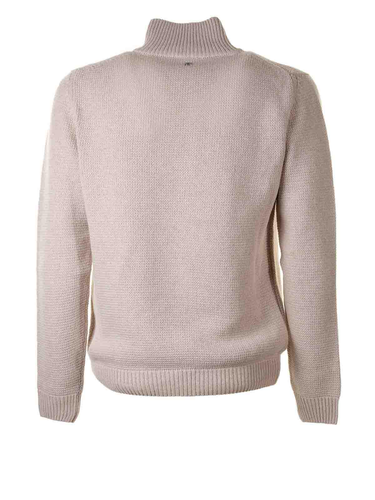 Beige Turtleneck Sweater UT206M00901U010 (DONDUP / ニット・セーター・カーディガン ) | DONDUP (ドンダップ)(1)