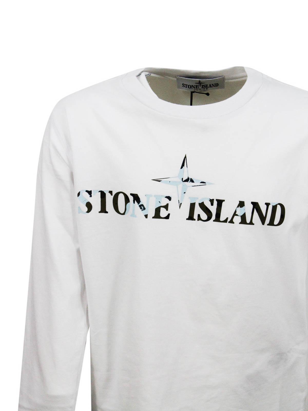 T-Shirt White 79162115193 (STONE ISLAND / Tシャツ・カットソー ) | STONE ISLAND (ストーンアイランド)(1)