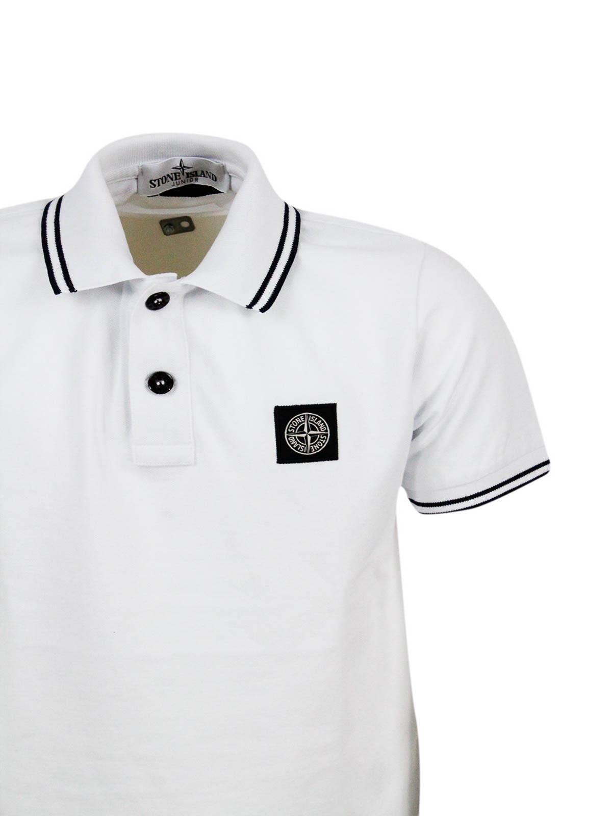 T-Shirt White 80162134801 (STONE ISLAND / Tシャツ・カットソー ) | STONE ISLAND (ストーンアイランド)(1)