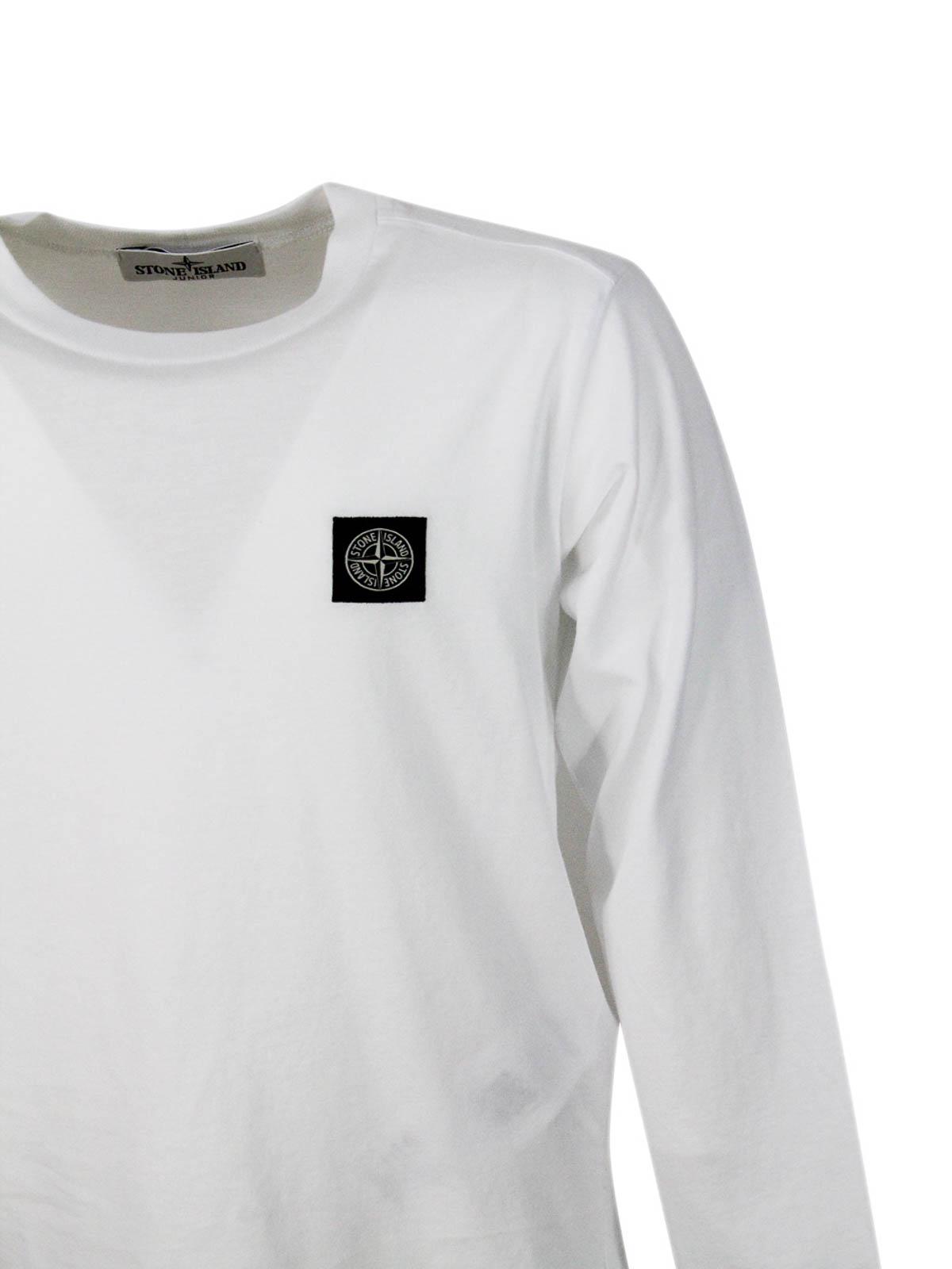 T-Shirt White 81162044701 (STONE ISLAND / Tシャツ・カットソー ) | STONE ISLAND (ストーンアイランド)(1)
