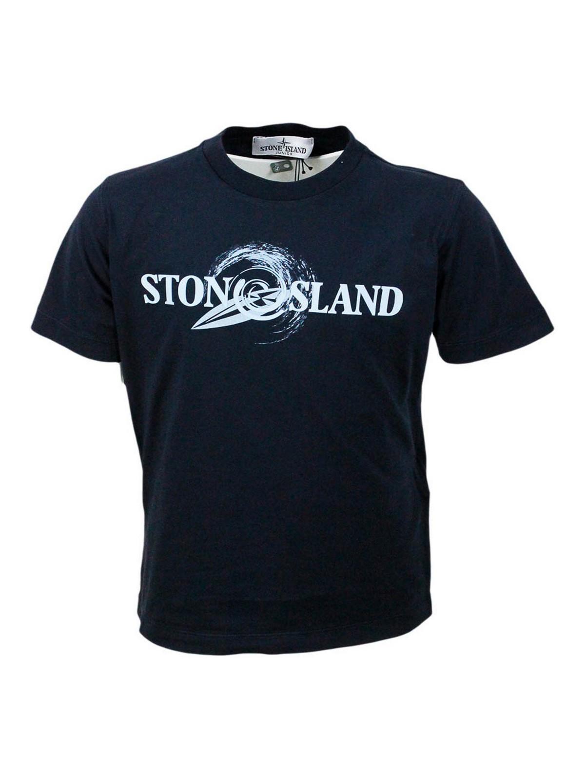 T-Shirt Blue 80162107320 (STONE ISLAND / Tシャツ・カットソー ) | STONE ISLAND (ストーンアイランド)