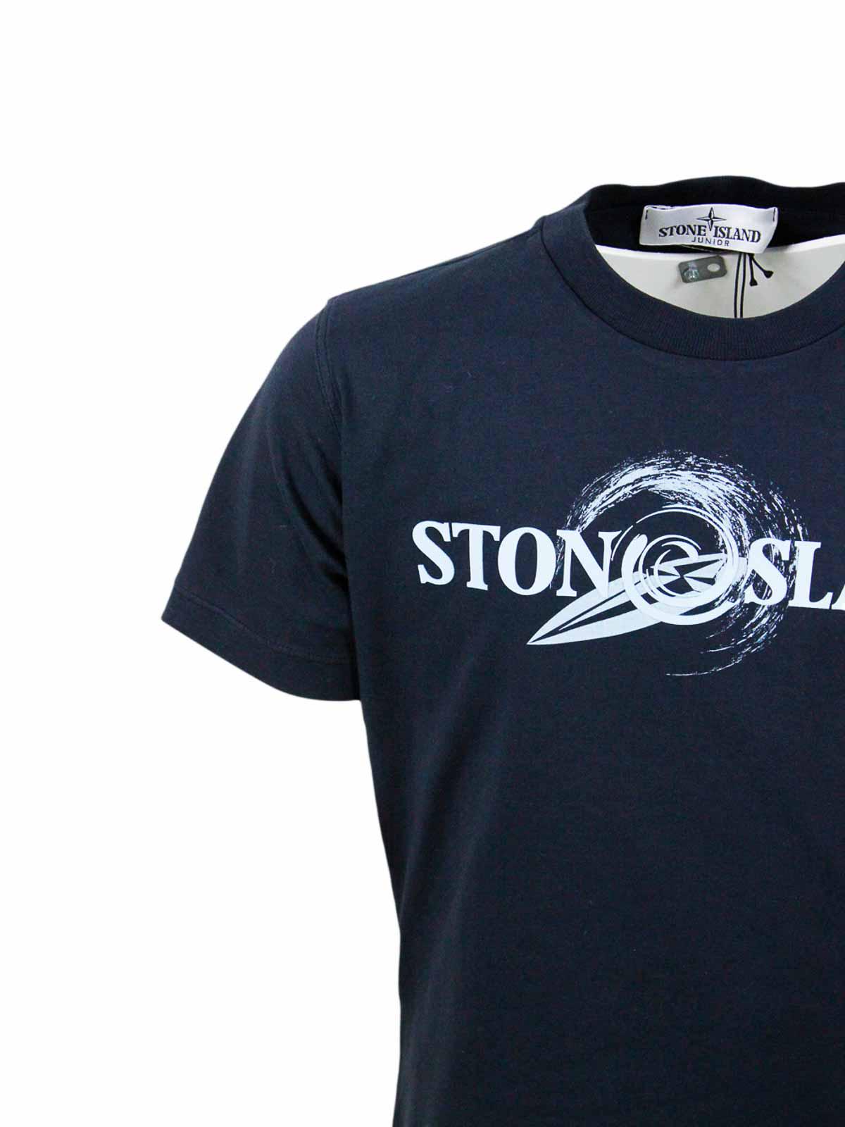 T-Shirt Blue 80162107320 (STONE ISLAND / Tシャツ・カットソー ) | STONE ISLAND (ストーンアイランド)(1)