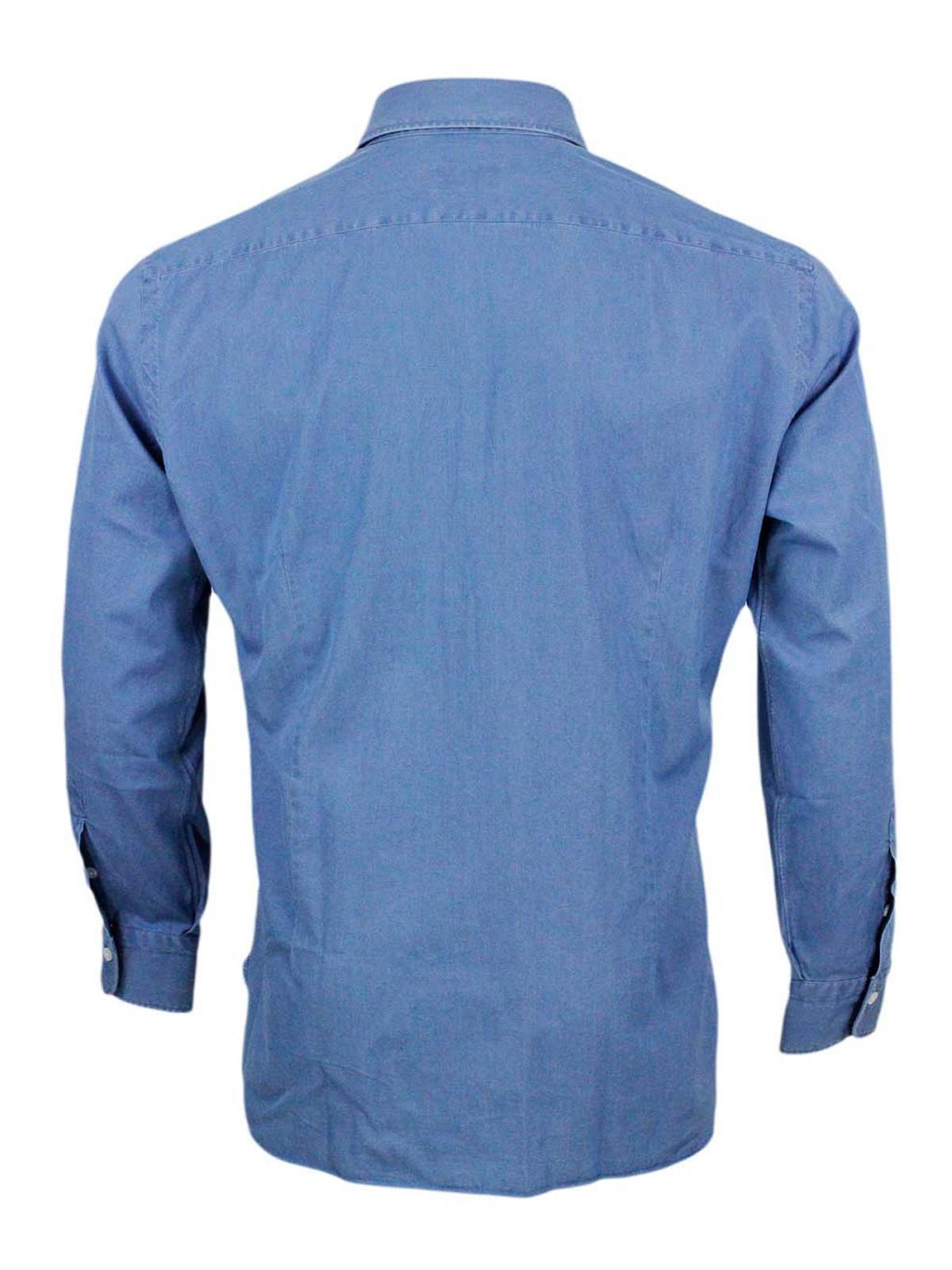 Shirt Light Denim K1U10PZ01PZ998U002 (BARBA / シャツ・ブラウス ) | BARBA (バルバ)(2)