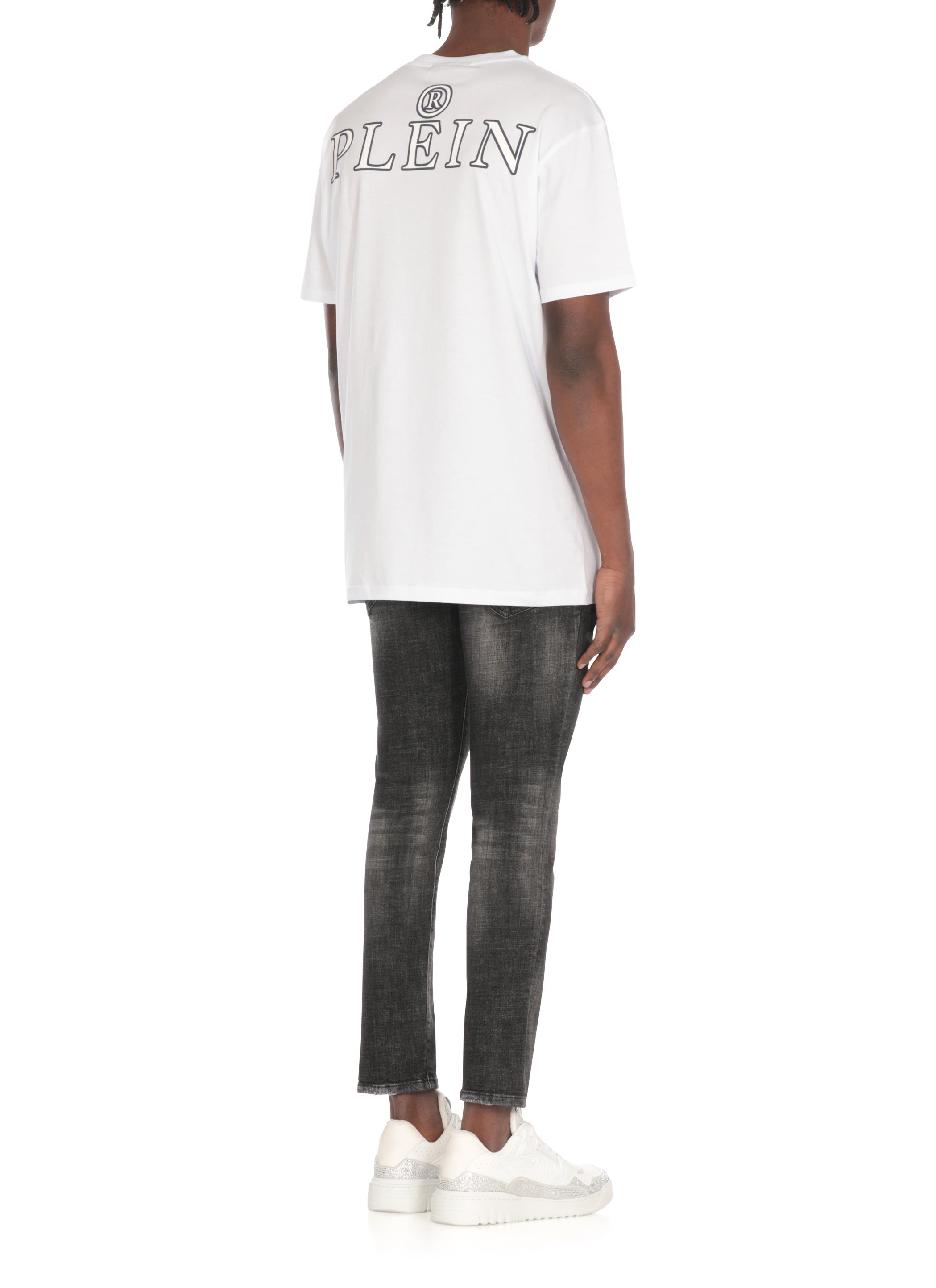 Philipp Plein T-shirts and Polos White PAECMTK8109PJY002N01 (PHILIPP PLEIN / Tシャツ・カットソー ) | PHILIPP PLEIN (フィリップ プレイン)(2)