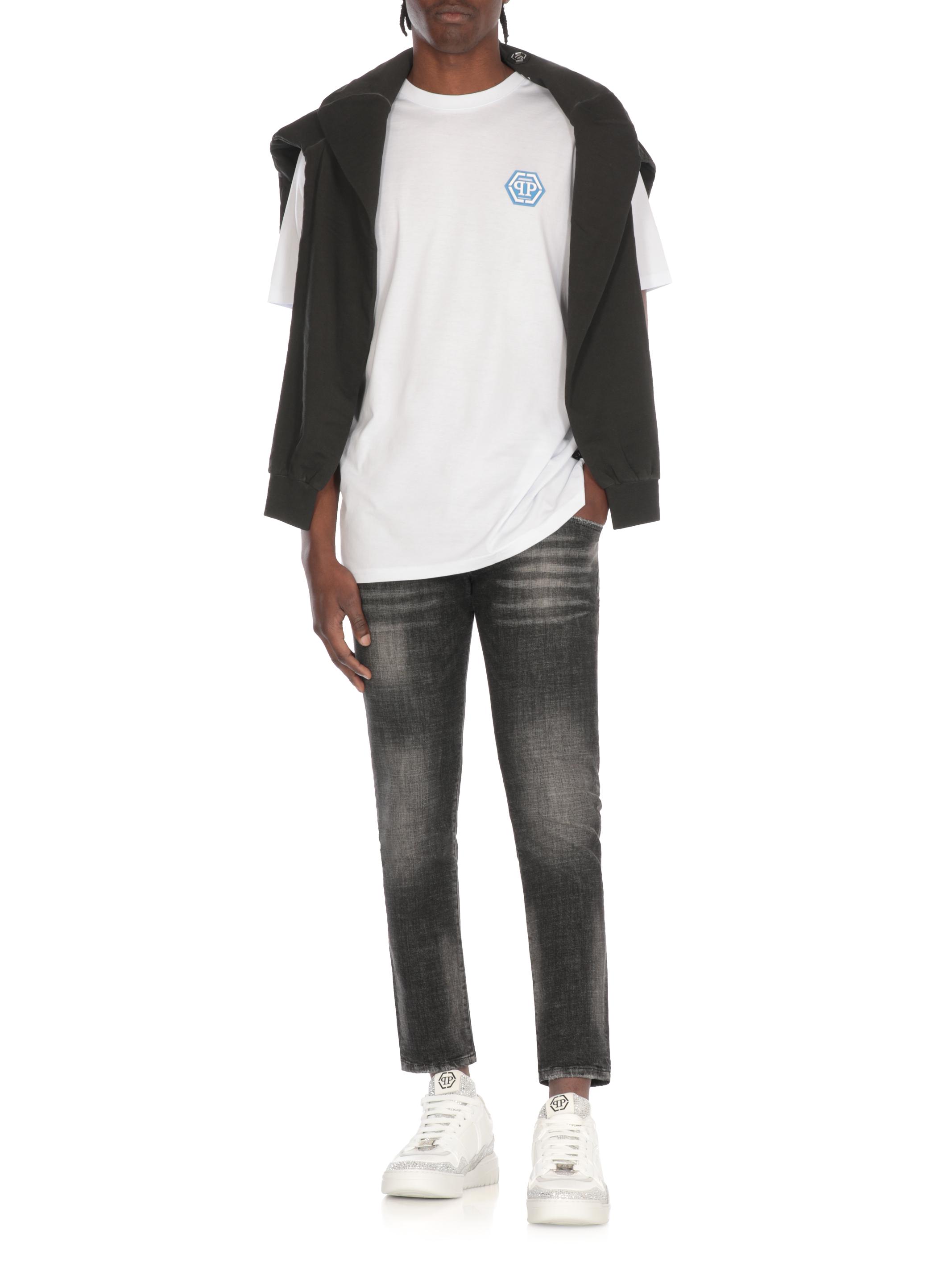 Philipp Plein T-shirts and Polos White PAECMTK8109PJY002N01 (PHILIPP PLEIN / Tシャツ・カットソー ) | PHILIPP PLEIN (フィリップ プレイン)(4)