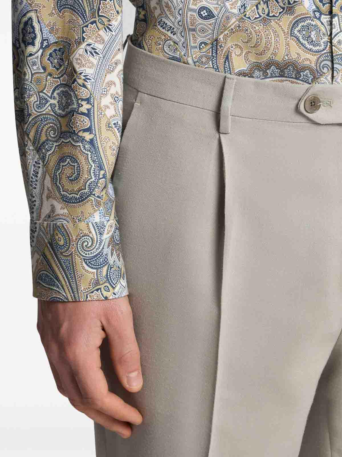 Stretch Jacquard Trousers MREA000199TU2G3N8607 (ETRO / パンツ ) | ETRO (エトロ)(3)
