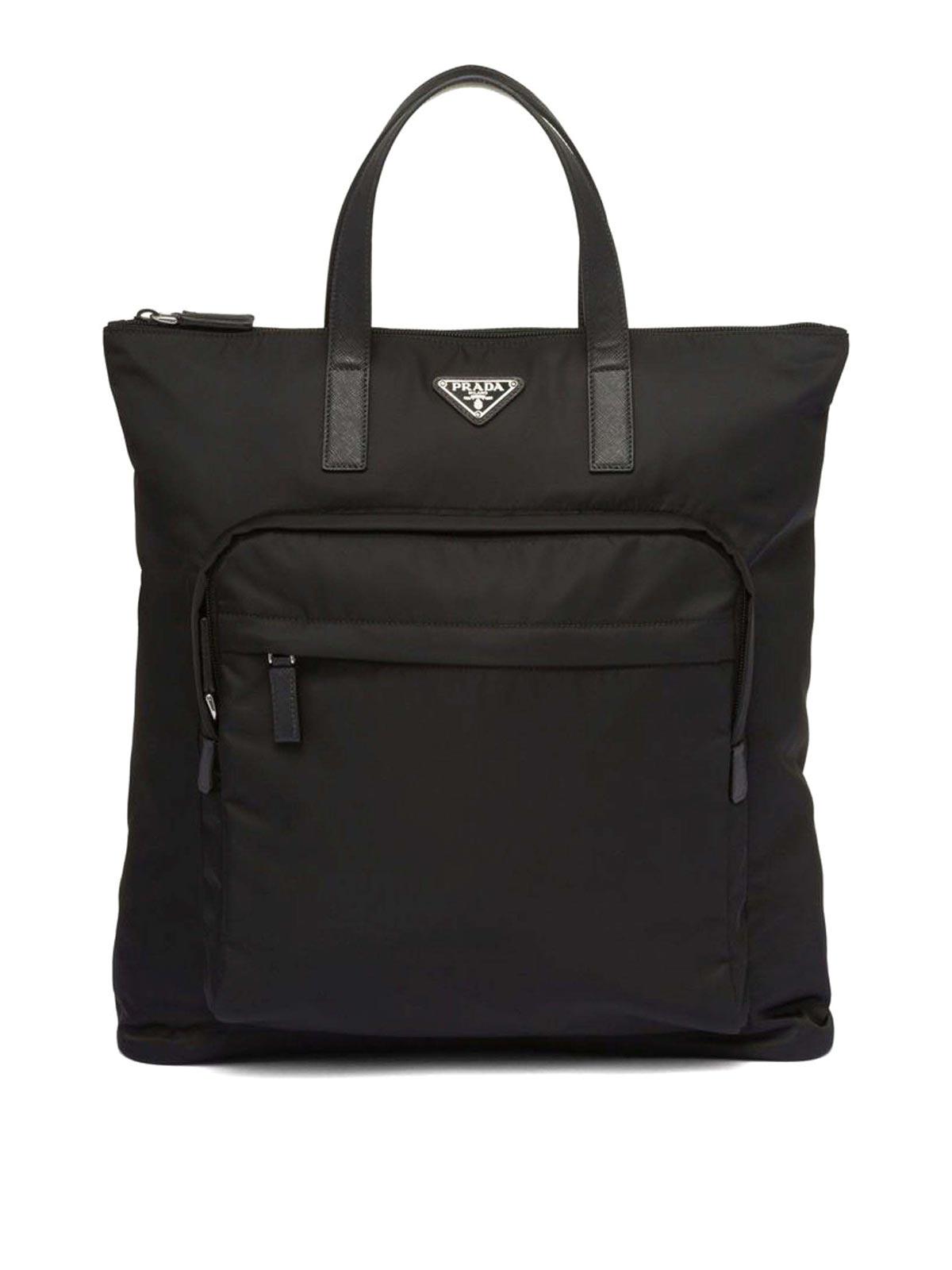 Re-Nylon Saffiano-Leather Tote Bag 2VG098VOOO2DMGF0002 (Prada / ハンドバッグ・ショルダーバッグ ) | Prada (プラダ)