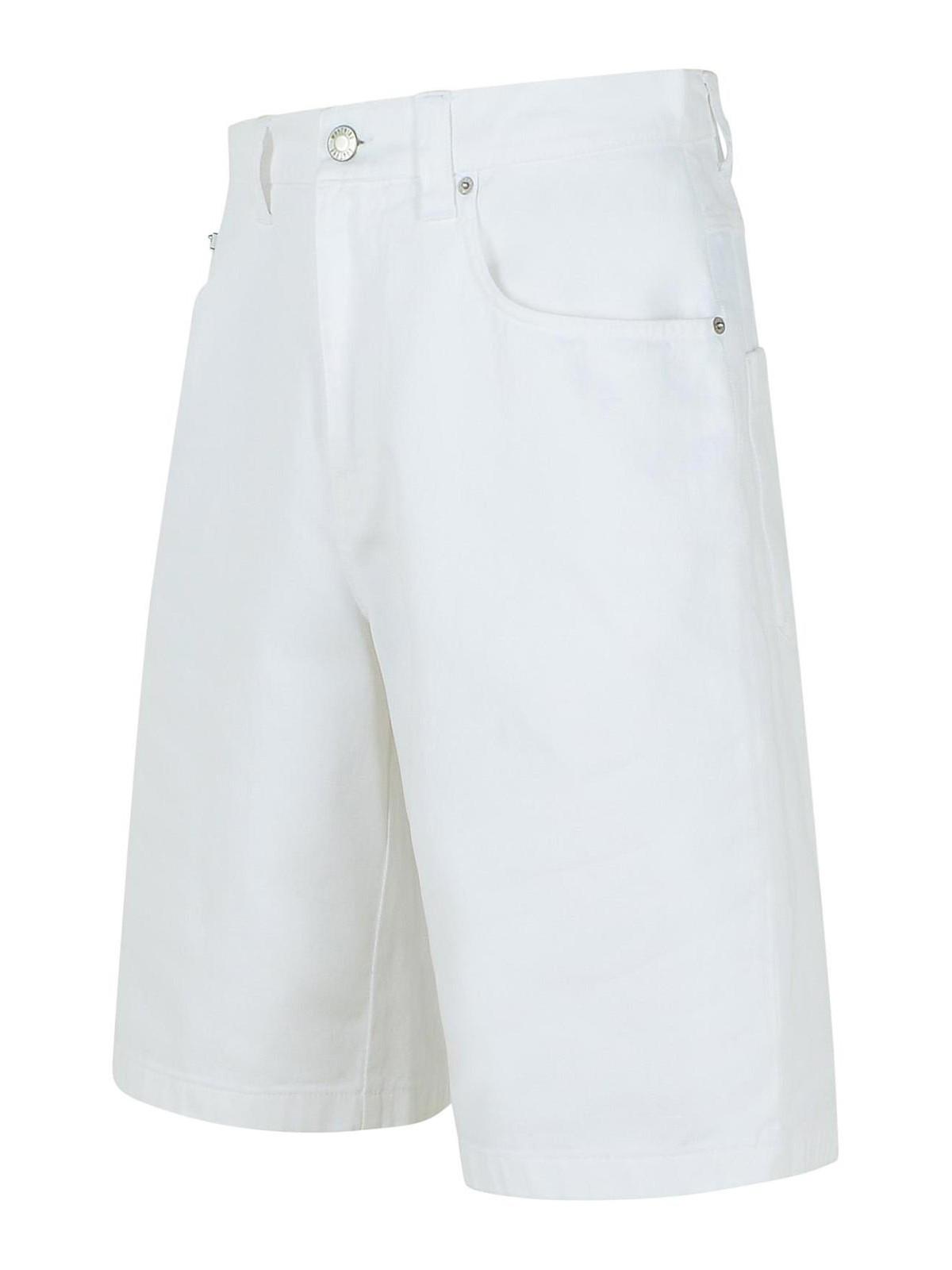White Cotton Bermuda Shorts 034102270001 (MOSCHINO / ショートパンツ ) | MOSCHINO (モスキーノ)(2)