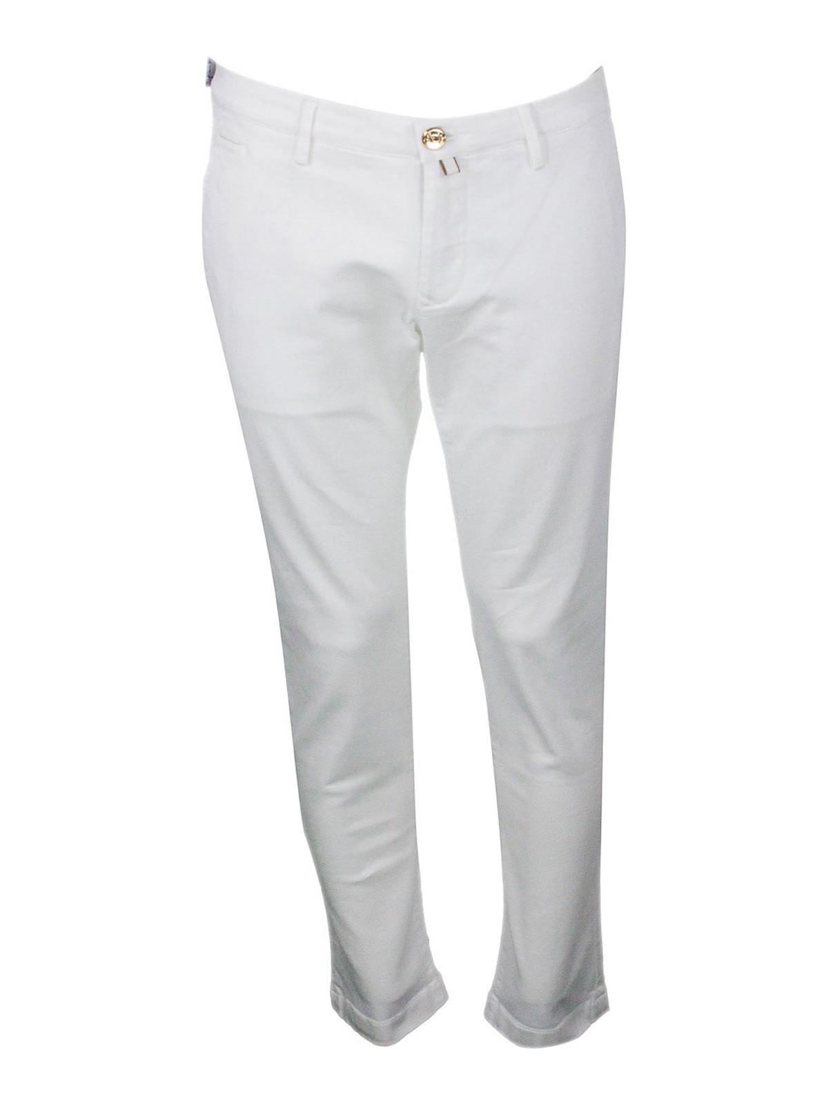 Trousers White P001001S3848W00D (JACOB COHEN / パンツ ) | JACOB COHEN (ヤコブ コーエン)