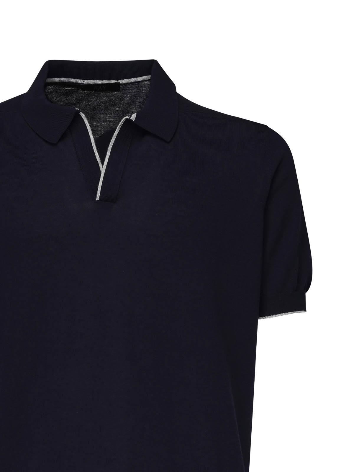 Knitted Polo Shirt NMMC1501740VHY00V7 (Fay / ポロシャツ ) | Fay (フェイ)(2)