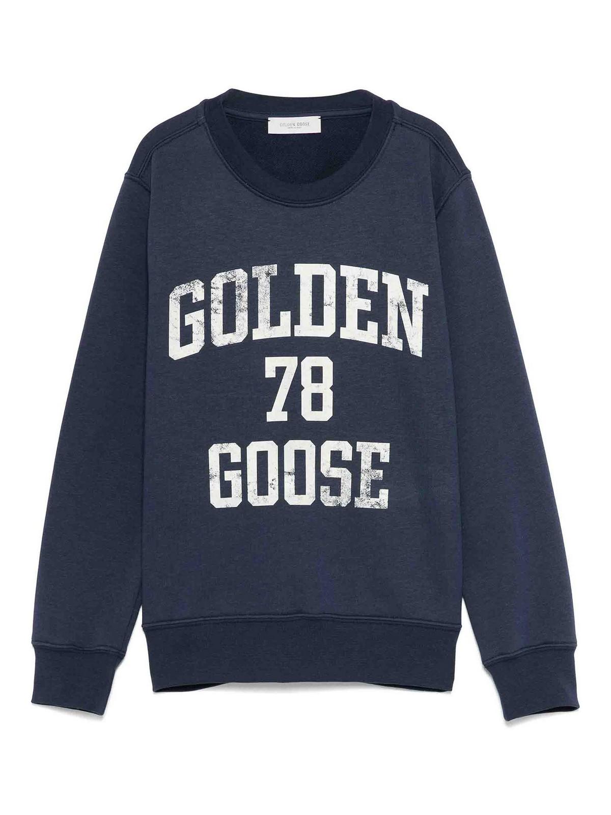 Logo-Print Crew-Neck Sweatshirt GKP02214P00194850361 (Golden Goose / スウェット・フーディー ) | Golden Goose (ゴールデングース)