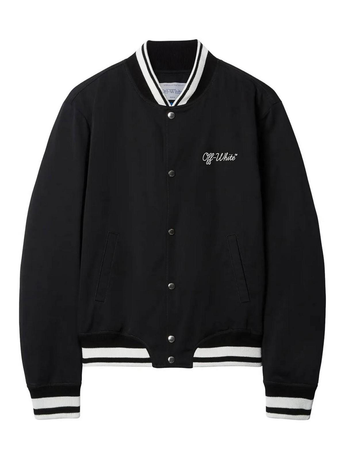 Script Varsity Jacket OMEH05FC99FAB0011001 (Off-White / カジュアルジャケット ) | Off-White (オフホワイト)