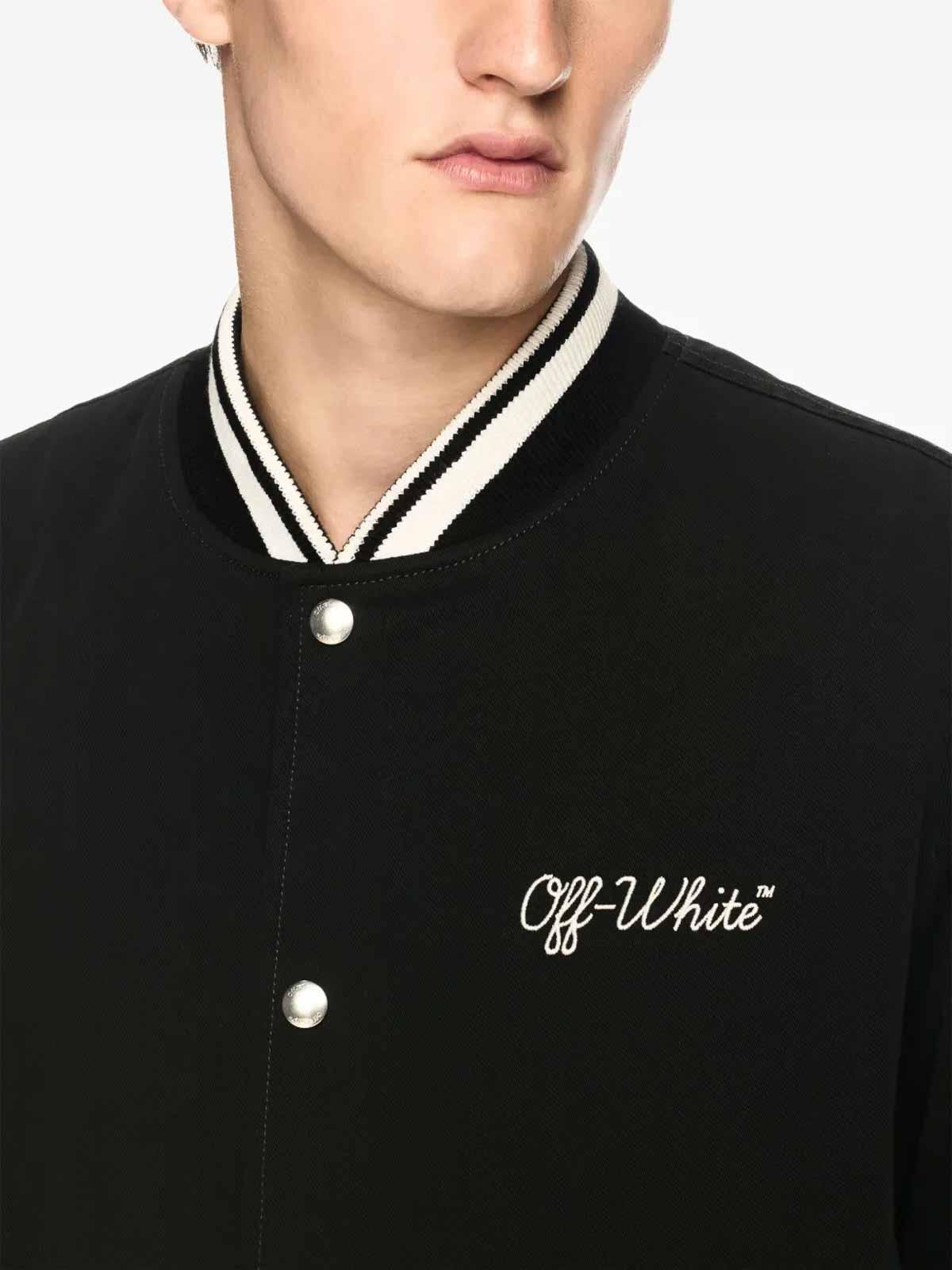 Script Varsity Jacket OMEH05FC99FAB0011001 (Off-White / カジュアルジャケット ) | Off-White (オフホワイト)(4)