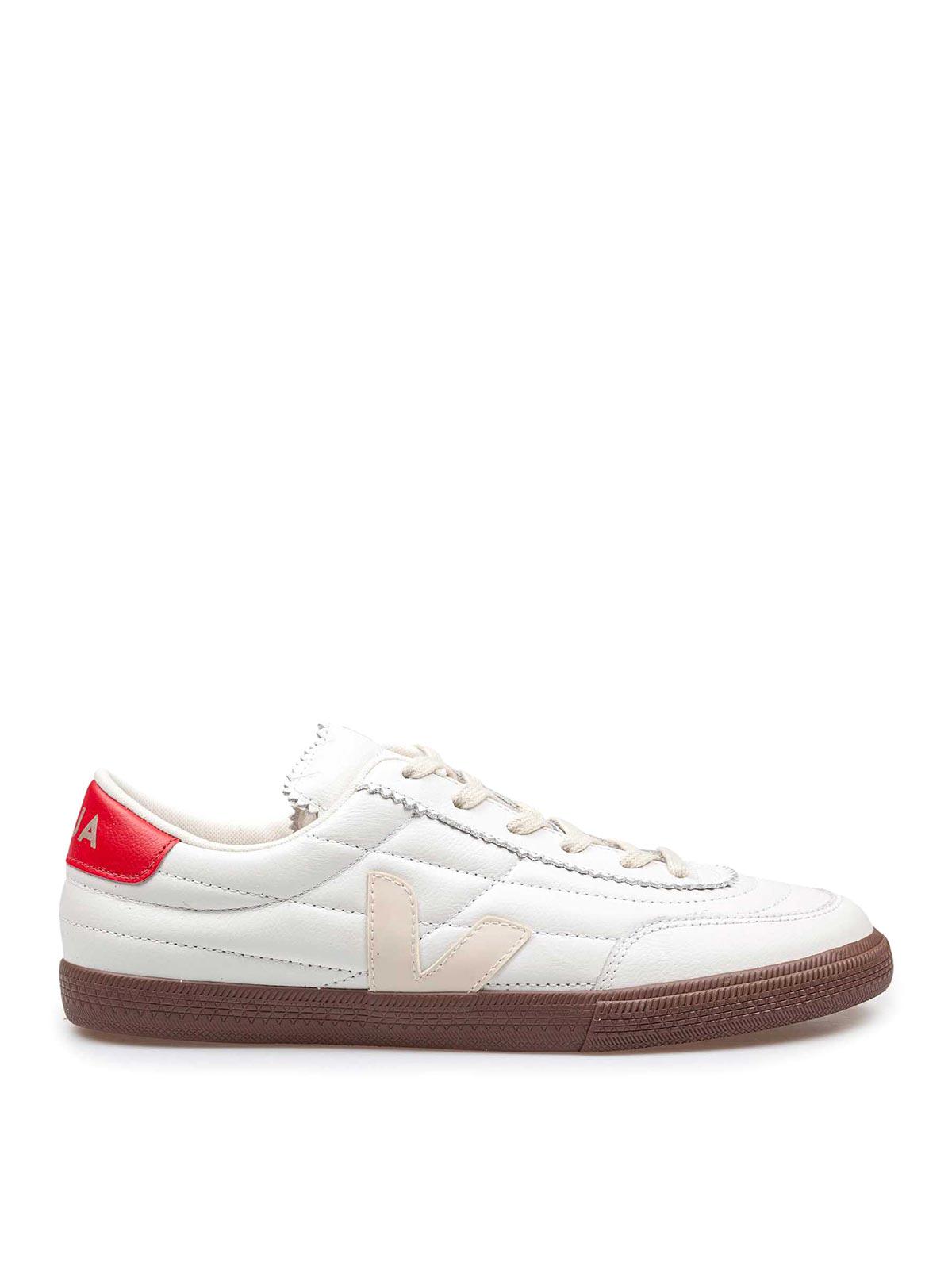 Panker Sneakers in white and red leather FU2020708 (VEJA / スニーカー ) | VEJA (ヴェジャ)