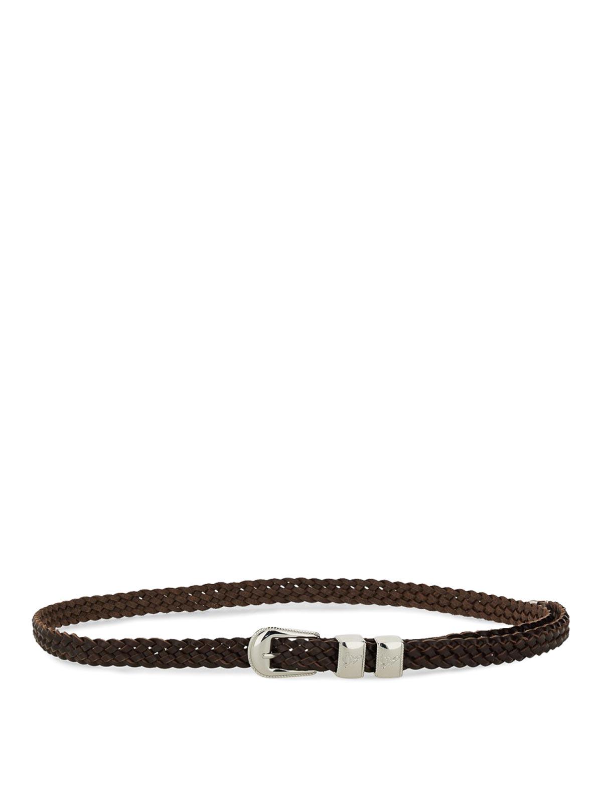 Wing Tip 6-Ply Belt WW3031BROWN (WOBURN WALK / ベルト・サスペンダー ) | WOBURN WALK (ウォーボーン ウォーク)