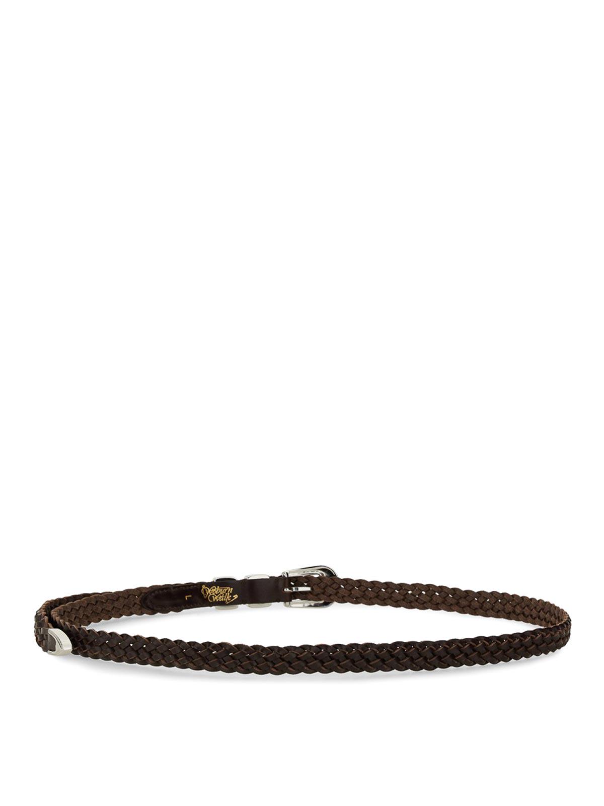 Wing Tip 6-Ply Belt WW3031BROWN (WOBURN WALK / ベルト・サスペンダー ) | WOBURN WALK (ウォーボーン ウォーク)(2)