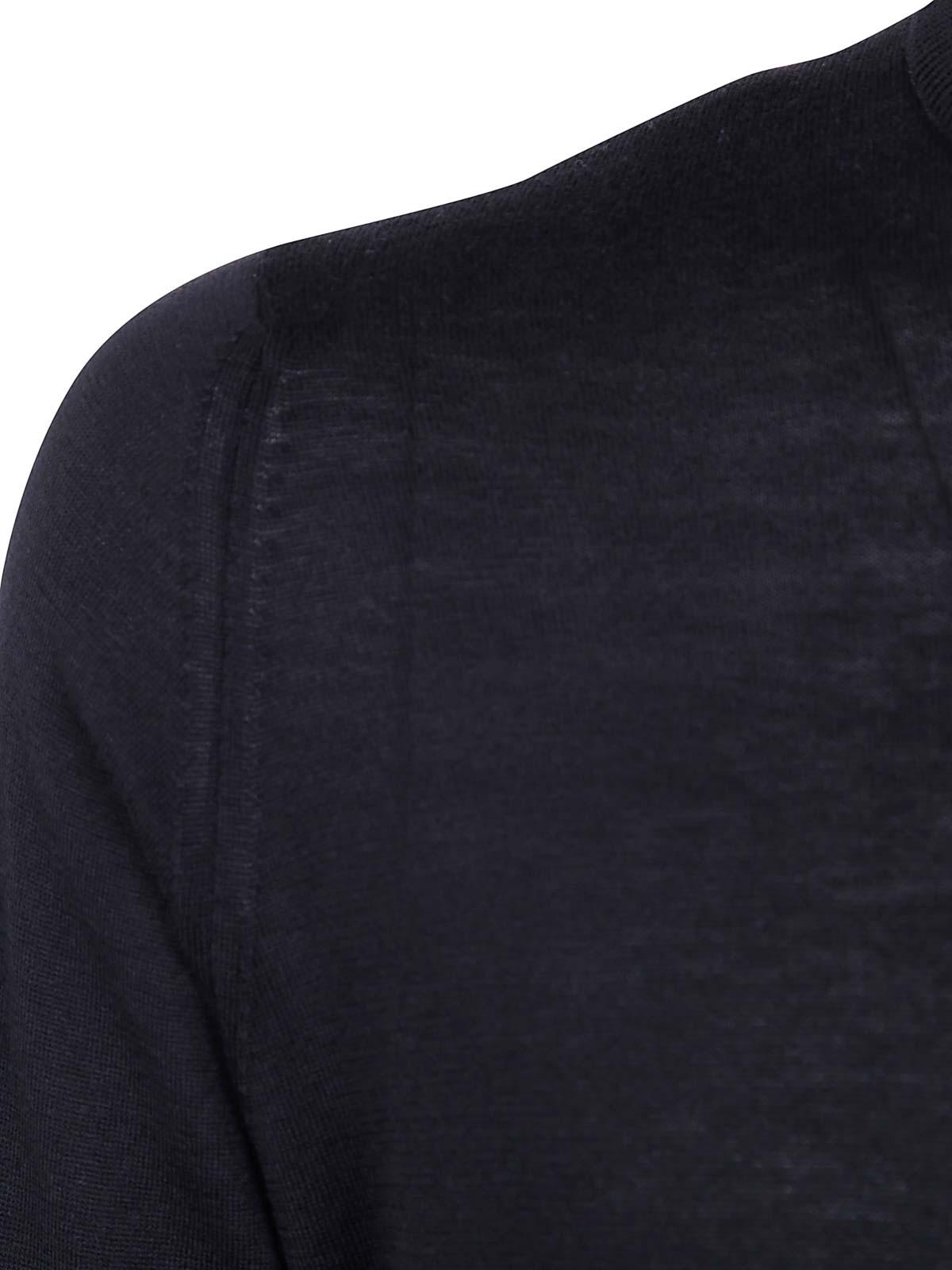 Hatfield Long Sleeves Crewneck Pullover HATFIELD096BLACK (JOHN SMEDLEY / ニット・セーター・カーディガン ) | JOHN SMEDLEY (ジョンスメドレー)(2)