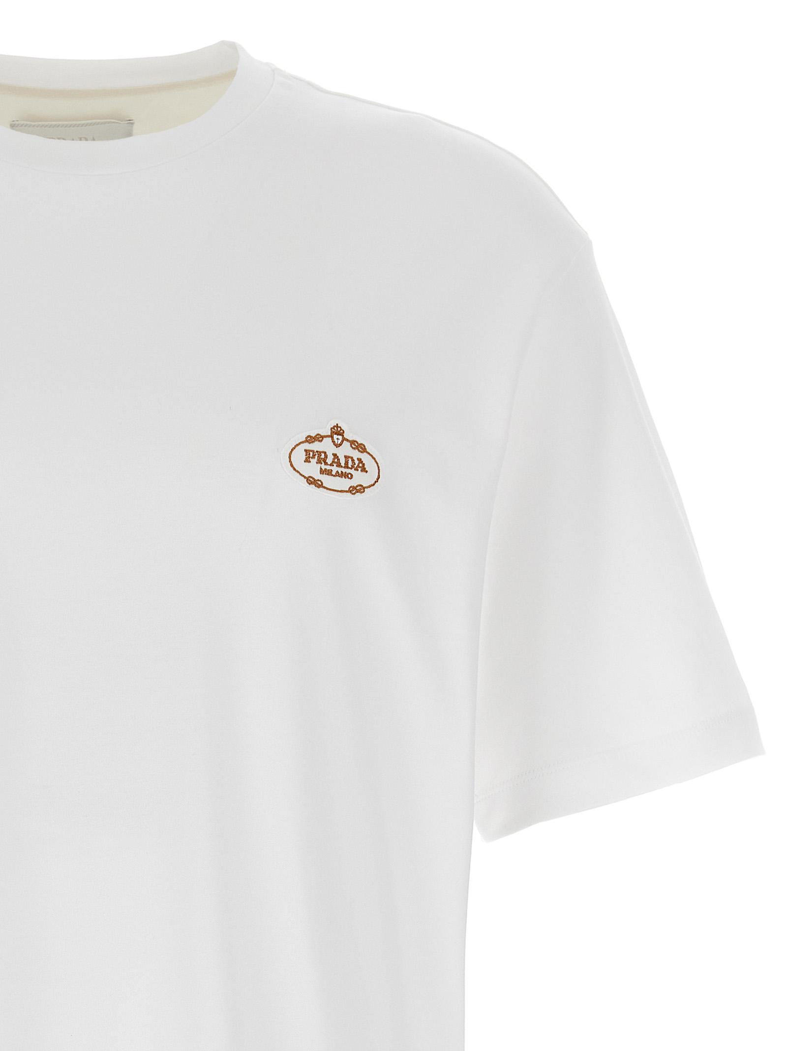 'Interlock' T-shirt UJN837SWM2240F0009 (Prada / Tシャツ・カットソー ) | Prada (プラダ)(2)