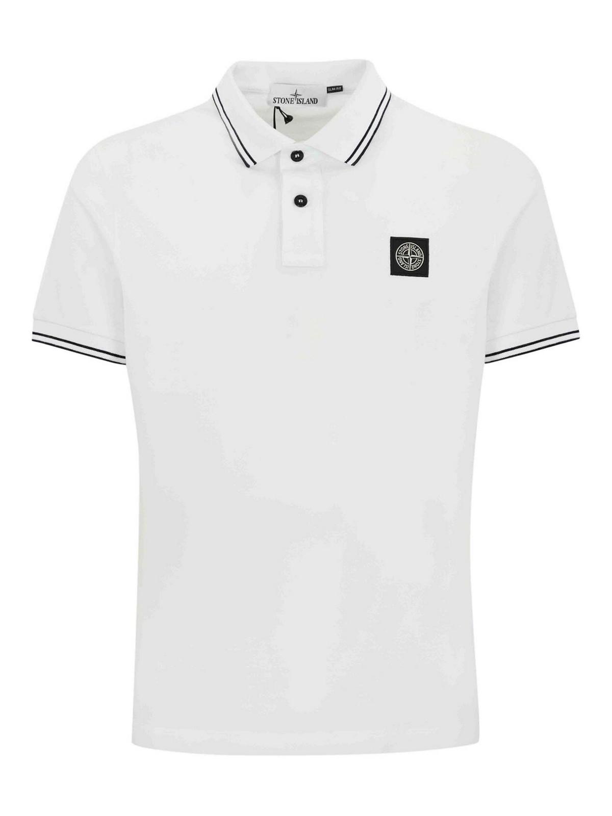 Polo 22002Sc In Pique Cotton 22002SCS0018V1001 (STONE ISLAND / ポロシャツ ) | STONE ISLAND (ストーンアイランド)