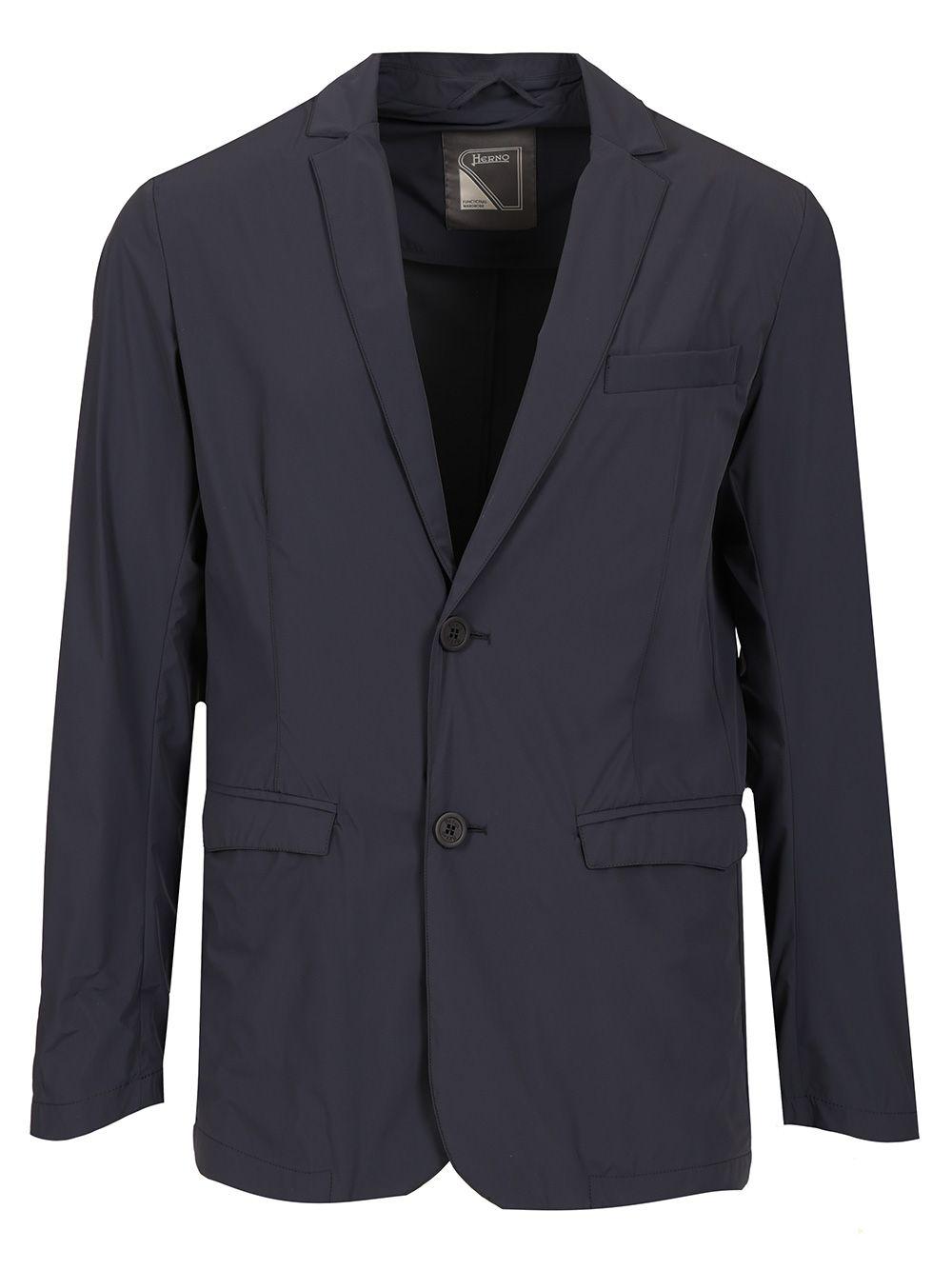 Nylon Single-breasted blazer GA000179U12803Z9201 (Herno / コート ) | Herno (ヘルノ)