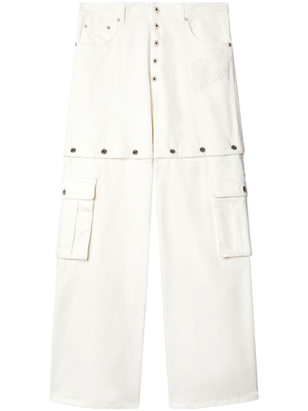 Off-White Jeans White OMYA183S24DEN0010202 (Off-White / ジーンズ ) | Off-White (オフホワイト)