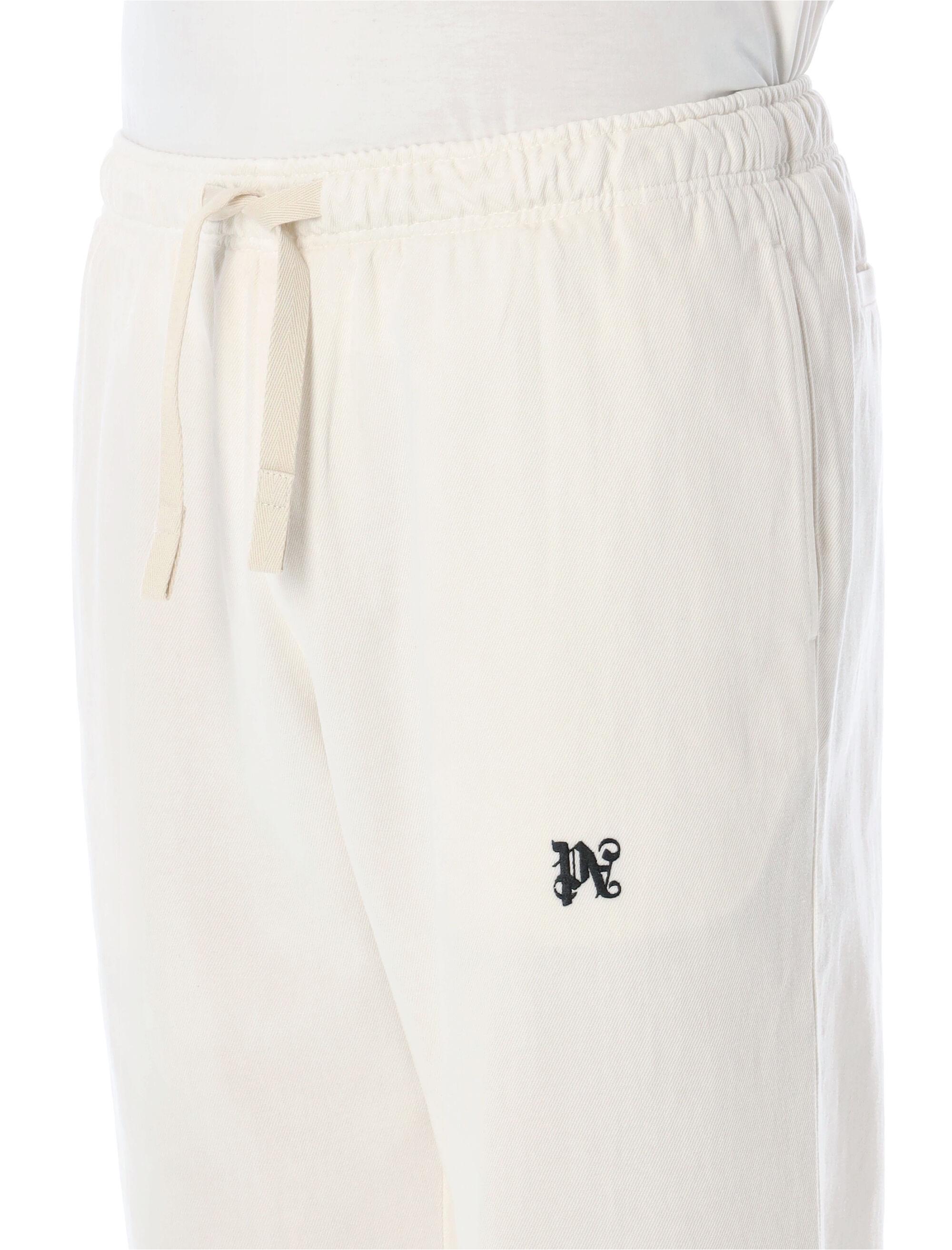 Palm Angels Trousers White PMCA141R24FAB0010310 (Palm Angels / パンツ ) | Palm Angels (パームエンジェルス)(2)
