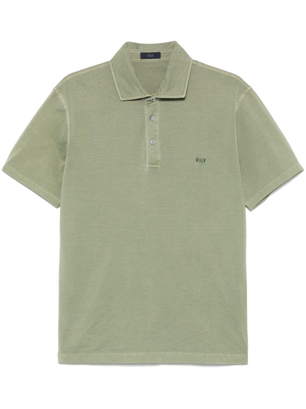 Fay T-shirts and Polos Green NPMB250143TUY1V201 (Fay / ポロシャツ ) | Fay (フェイ)