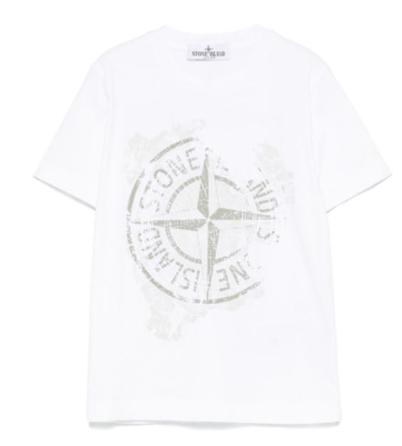 Stone Island T-shirts and Polos White K1S162100010S0128V0001 (STONE ISLAND / Tシャツ・カットソー ) | STONE ISLAND (ストーンアイランド)(6)