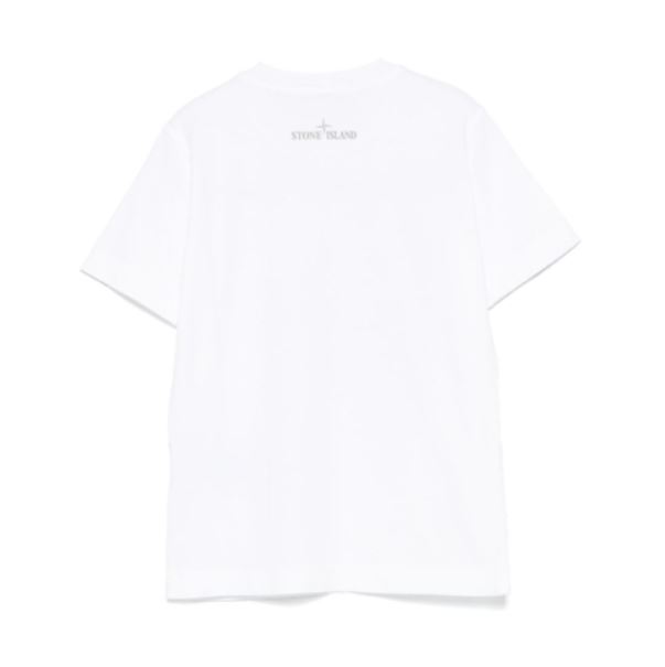Stone Island T-shirts and Polos White K1S162100010S0128V0001 (STONE ISLAND / Tシャツ・カットソー ) | STONE ISLAND (ストーンアイランド)(7)