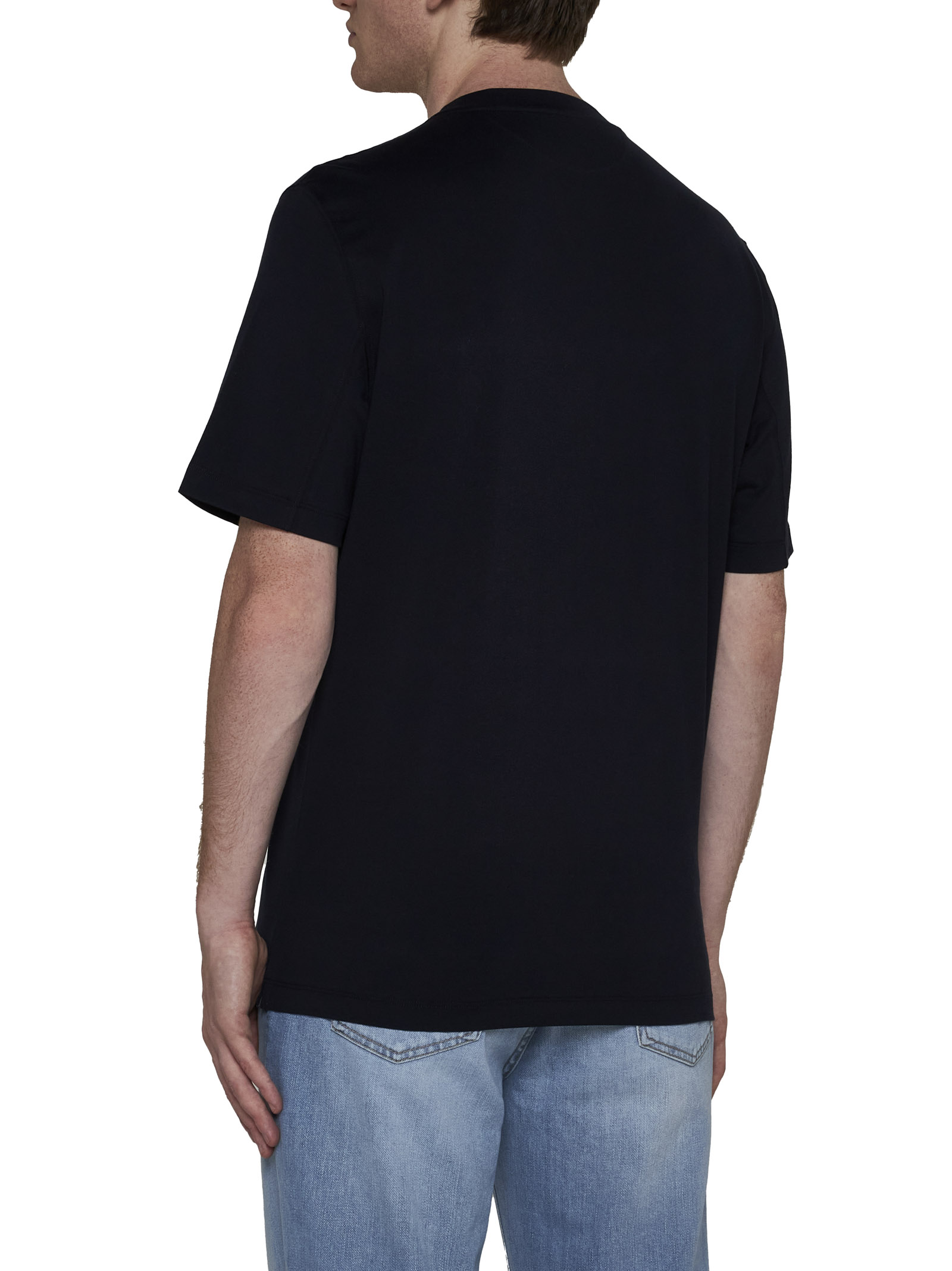 Brunello Cucinelli T-shirts and Polos Blue M0B131308C4425 (Brunello Cucinelli / Tシャツ・カットソー ) | Brunello Cucinelli (ブルネロ・クチネリ)(3)